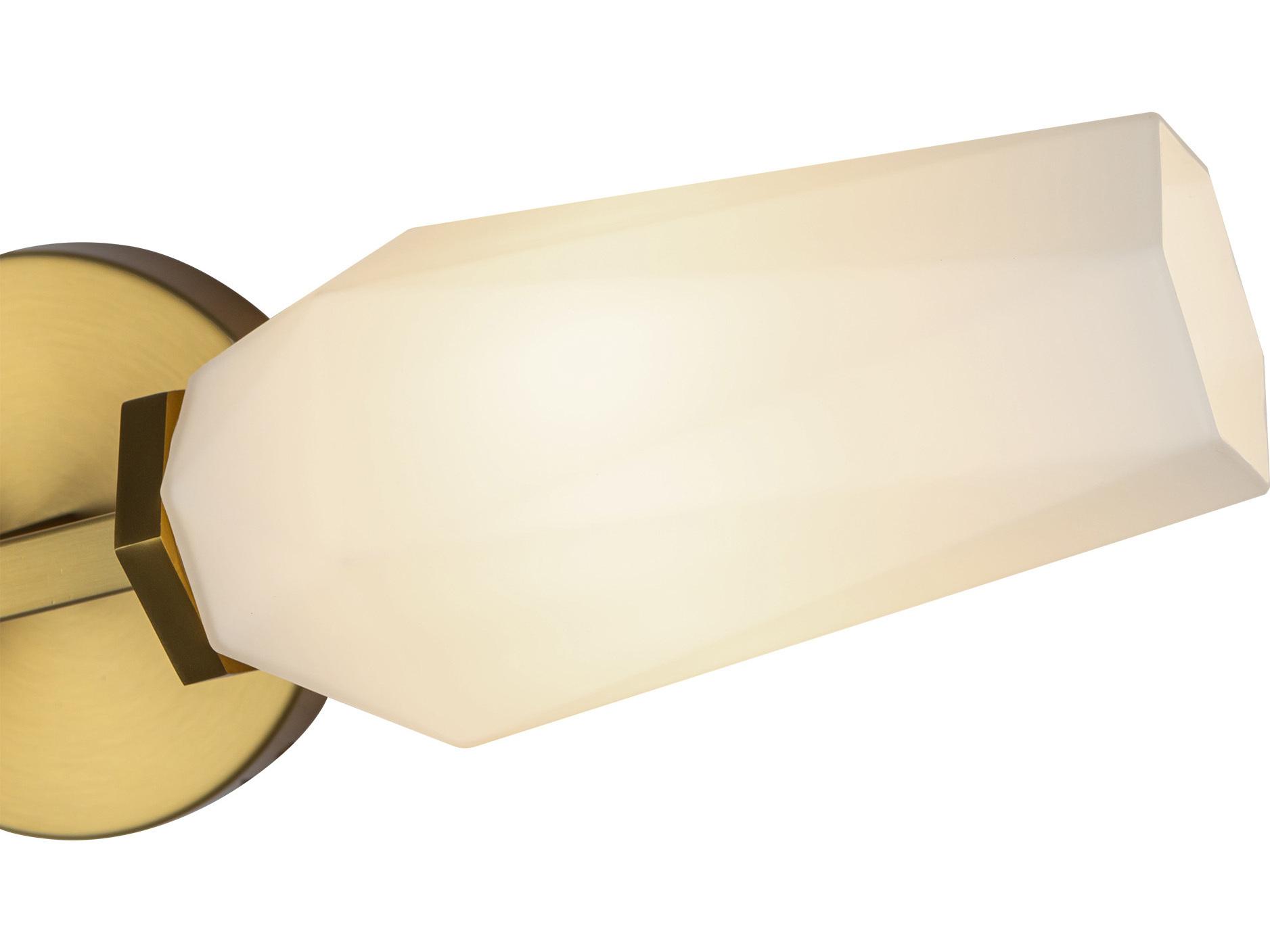 Alora Mood Krysta 2-Light Brushed Gold Wall Sconce