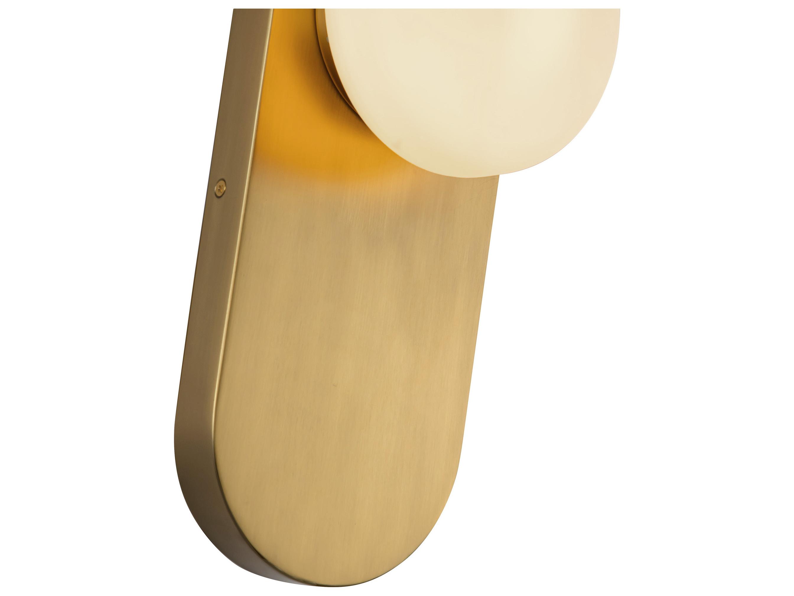 Alora Mood Ariel 1-Light Brushed Gold Wall Sconce
