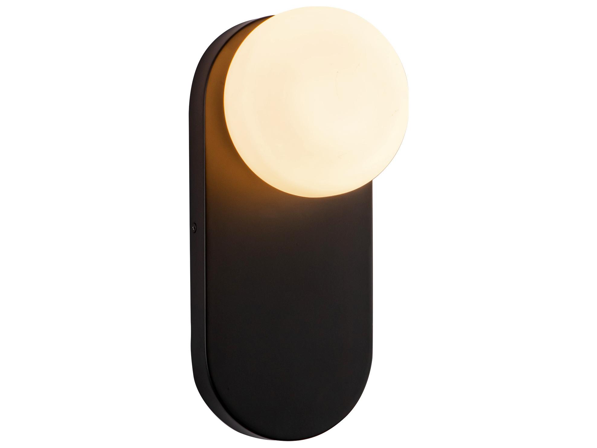 Alora Mood Ariel 1-Light Matte Black Wall Sconce