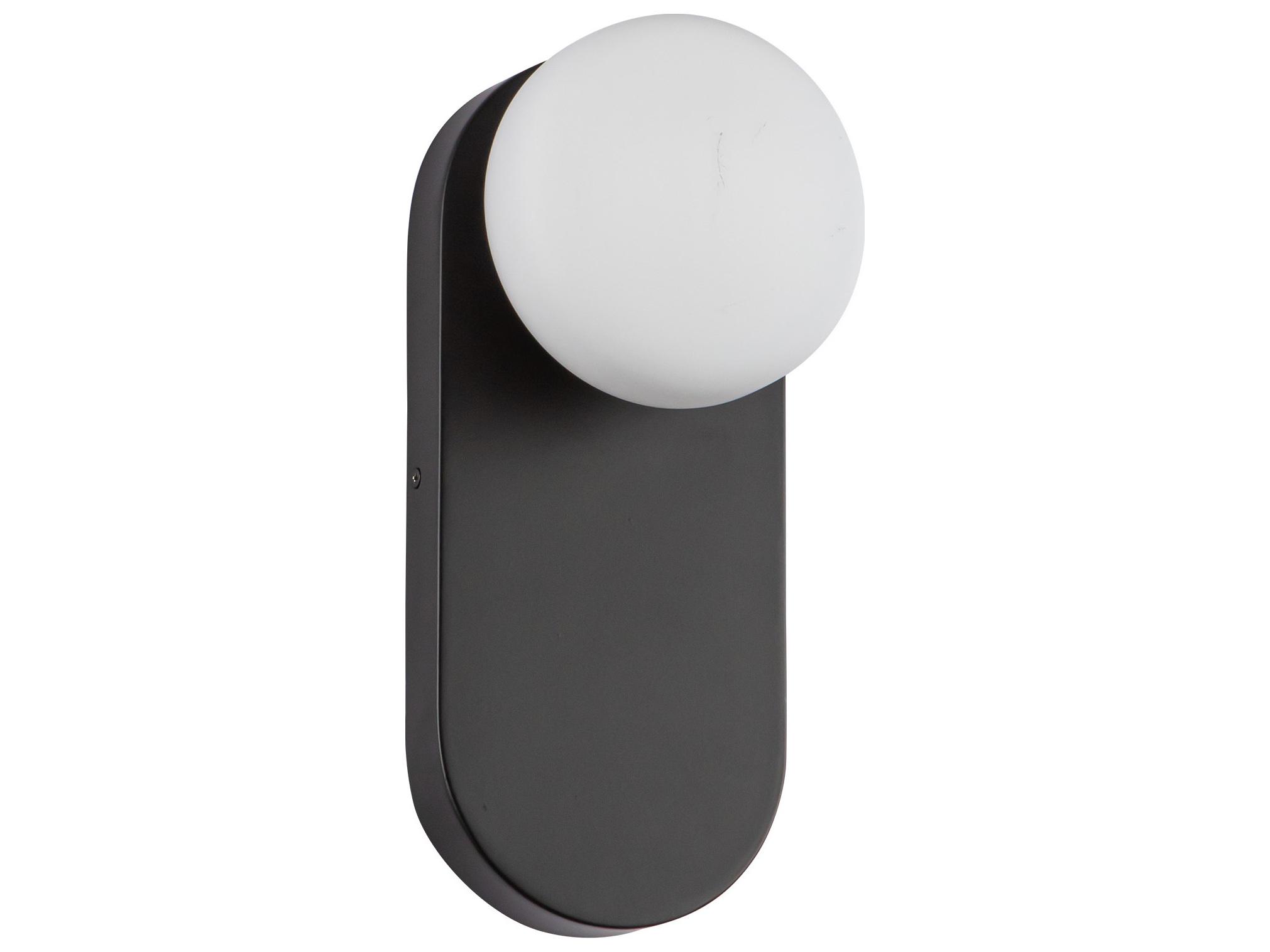 Alora Mood Ariel 1-Light Matte Black Wall Sconce