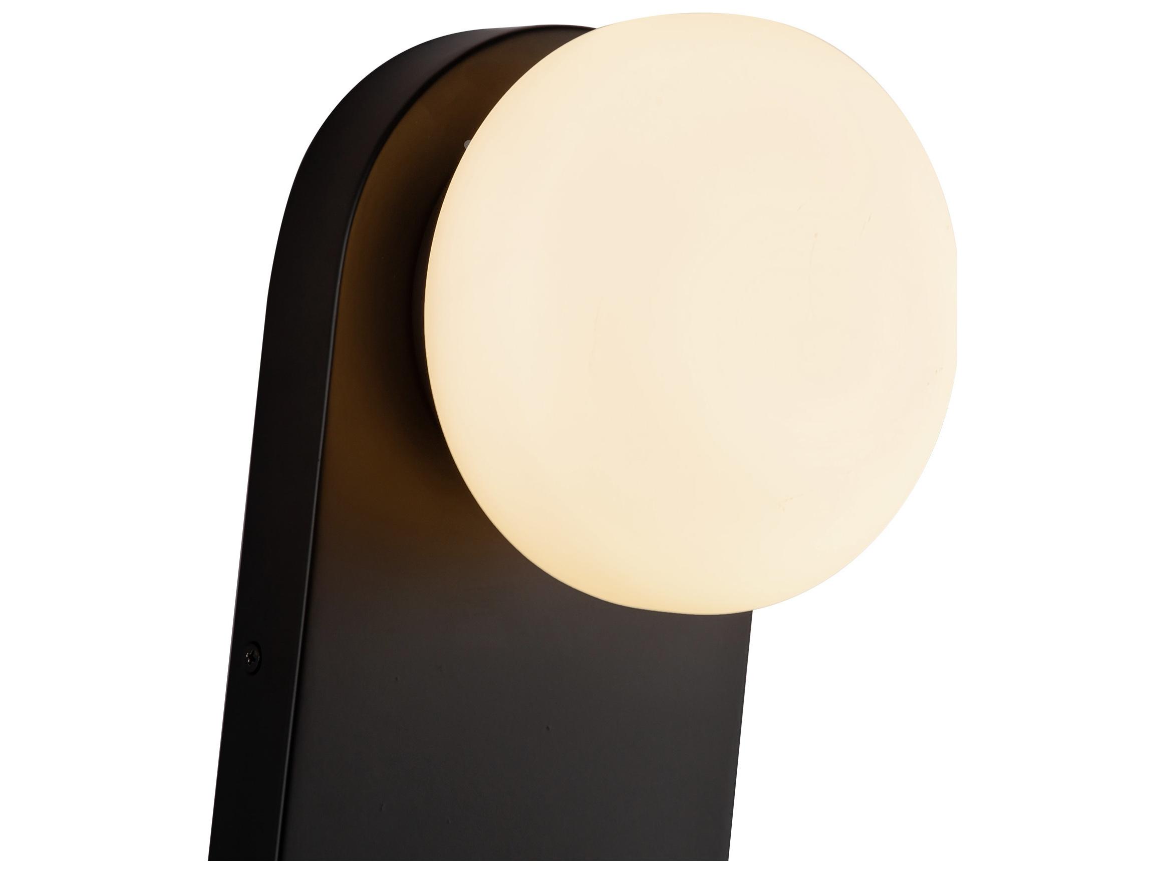 Alora Mood Ariel 1-Light Matte Black Wall Sconce