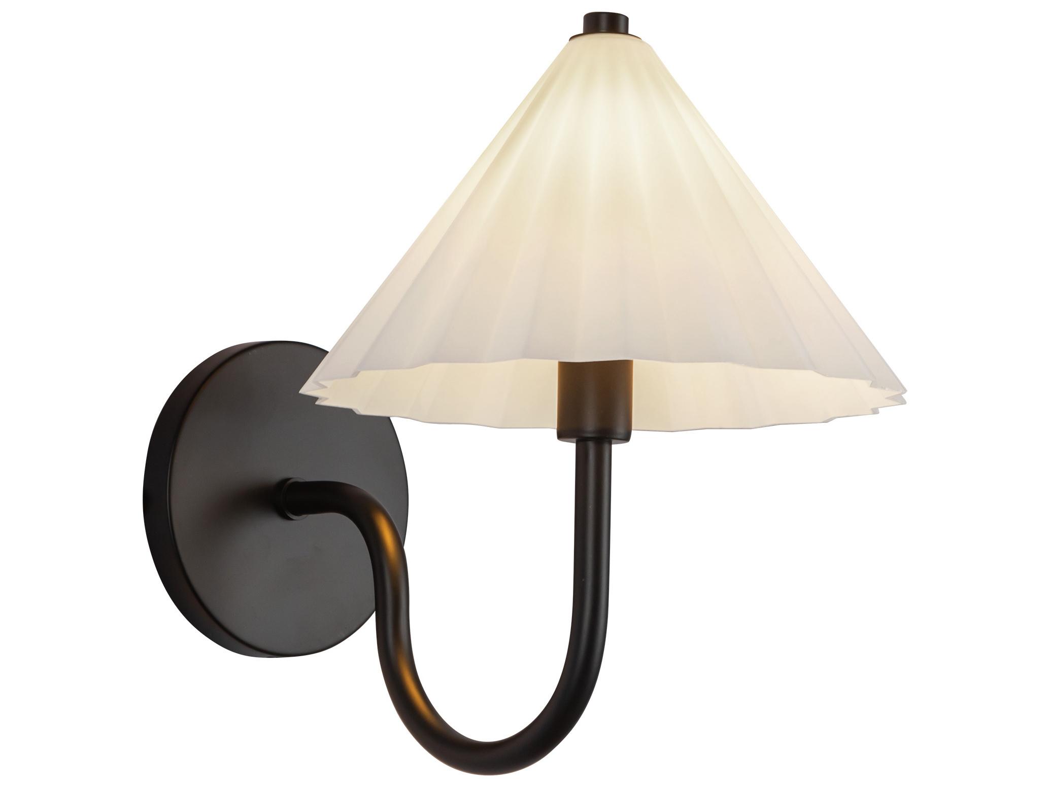 Alora Mood Serena 1-Light Matte Black Wall Sconce
