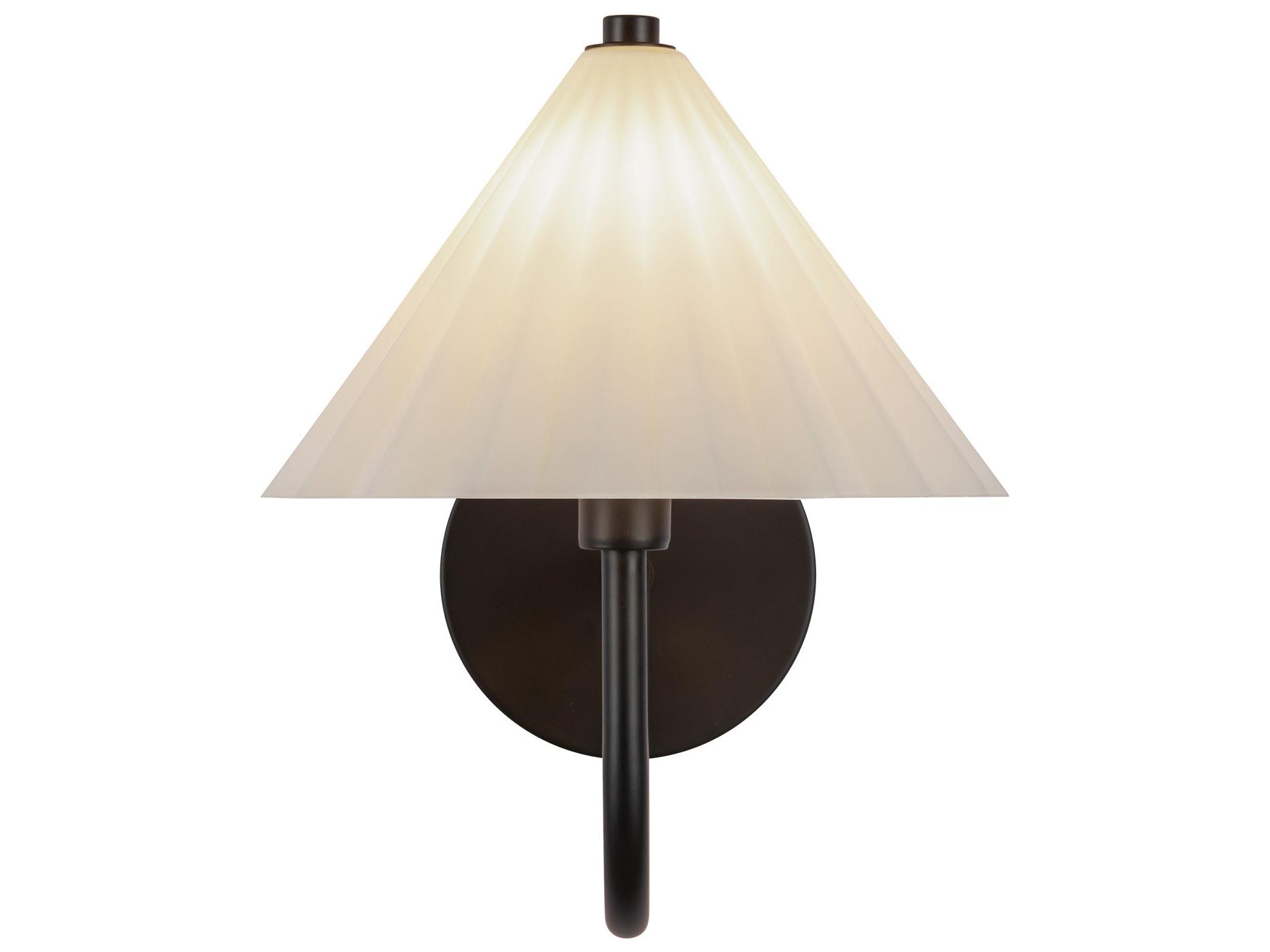 Alora Mood Serena 1-Light Matte Black Wall Sconce