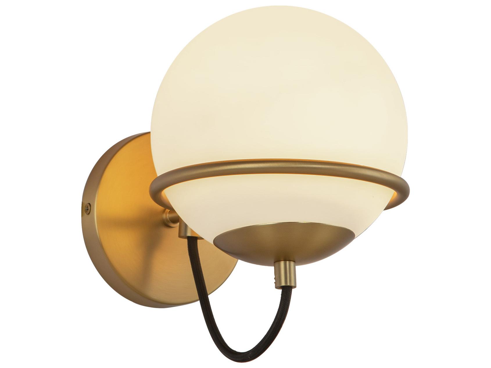 Alora Mood Alba 1-Light Aged Gold Wall Sconce