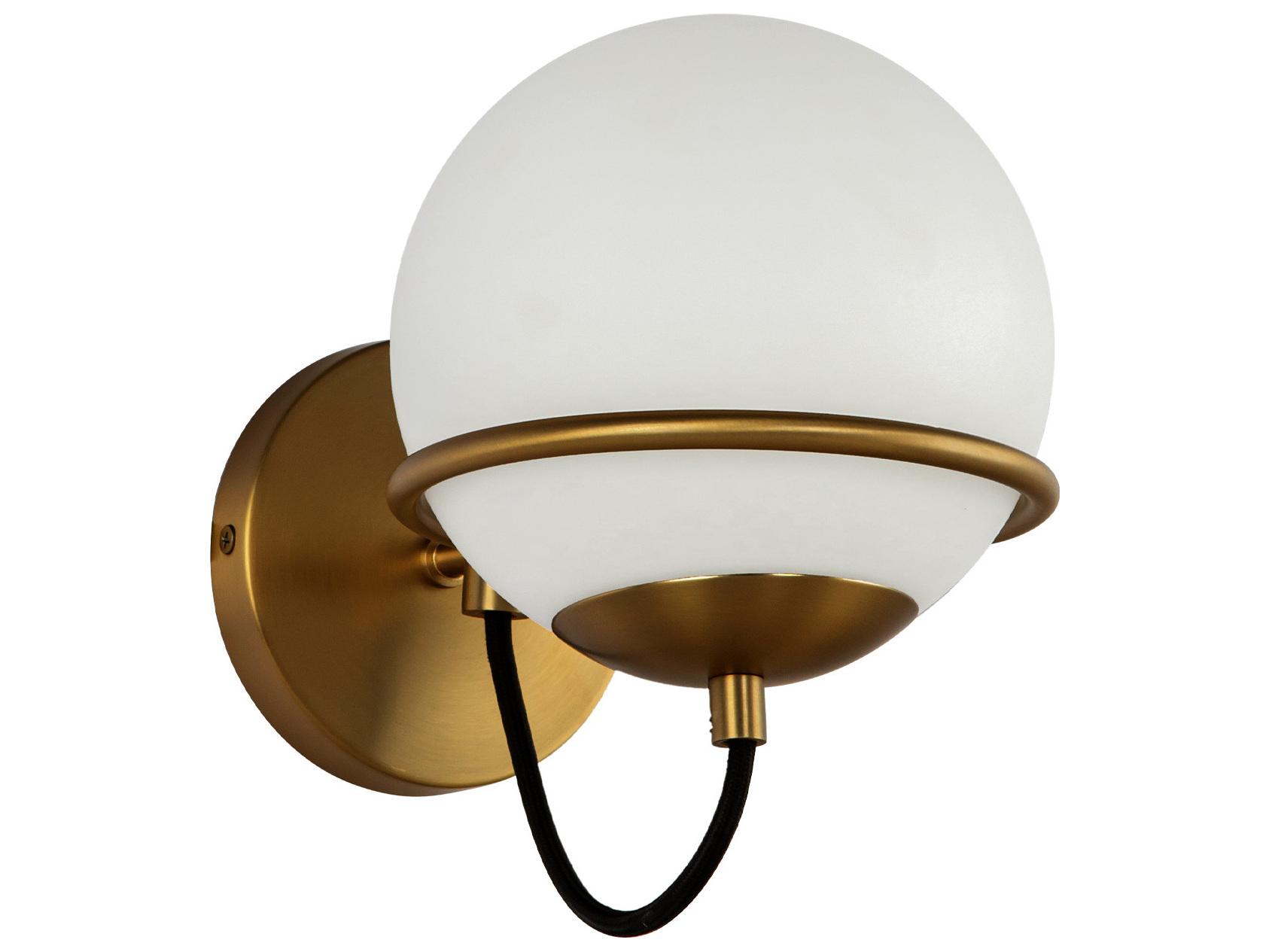 Alora Mood Alba 1-Light Aged Gold Wall Sconce