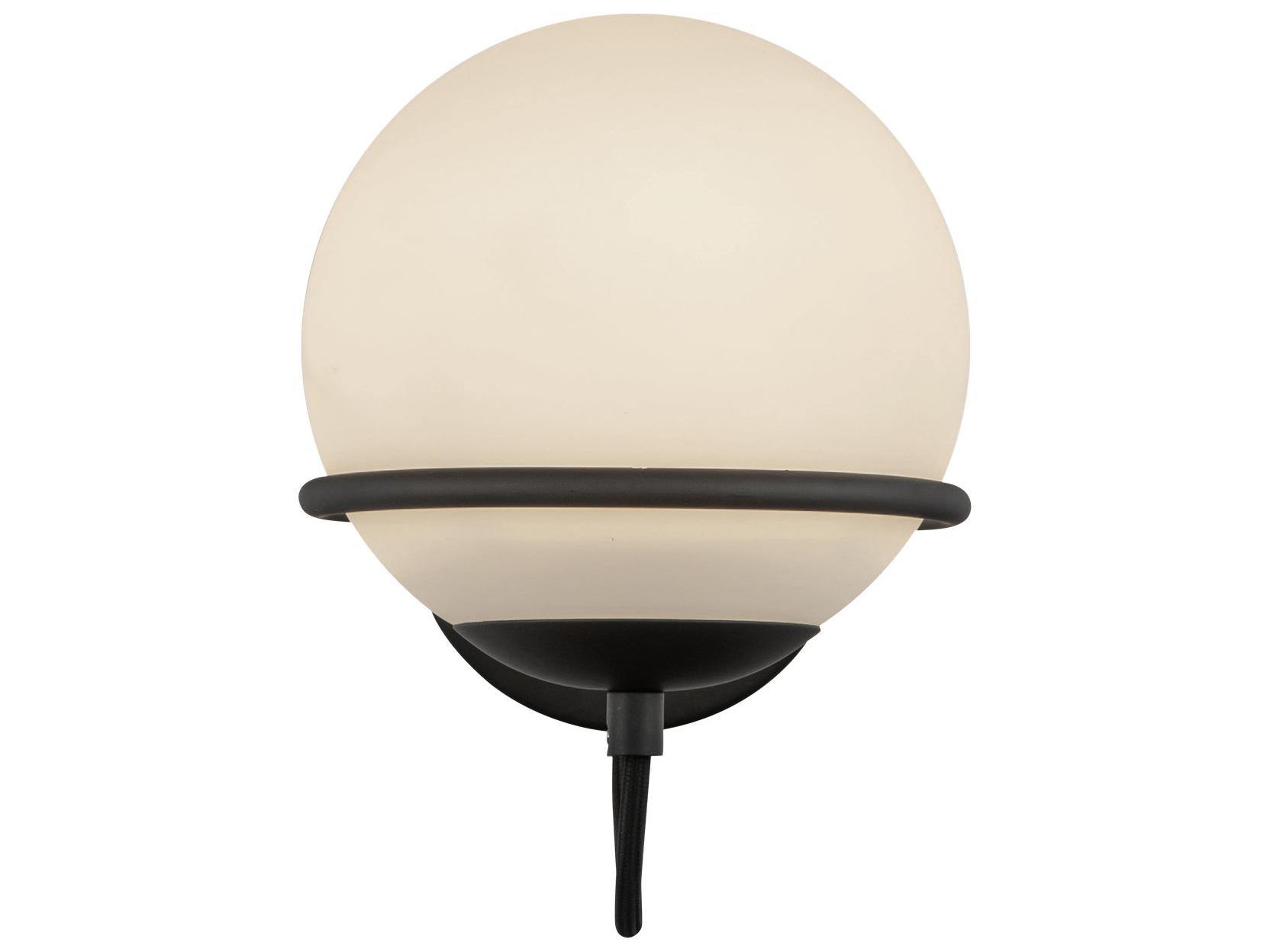 Alora Mood Alba 1-Light Matte Black Wall Sconce
