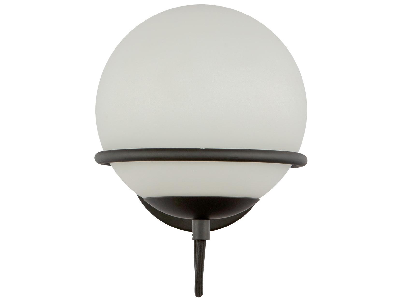 Alora Mood Alba 1-Light Matte Black Wall Sconce