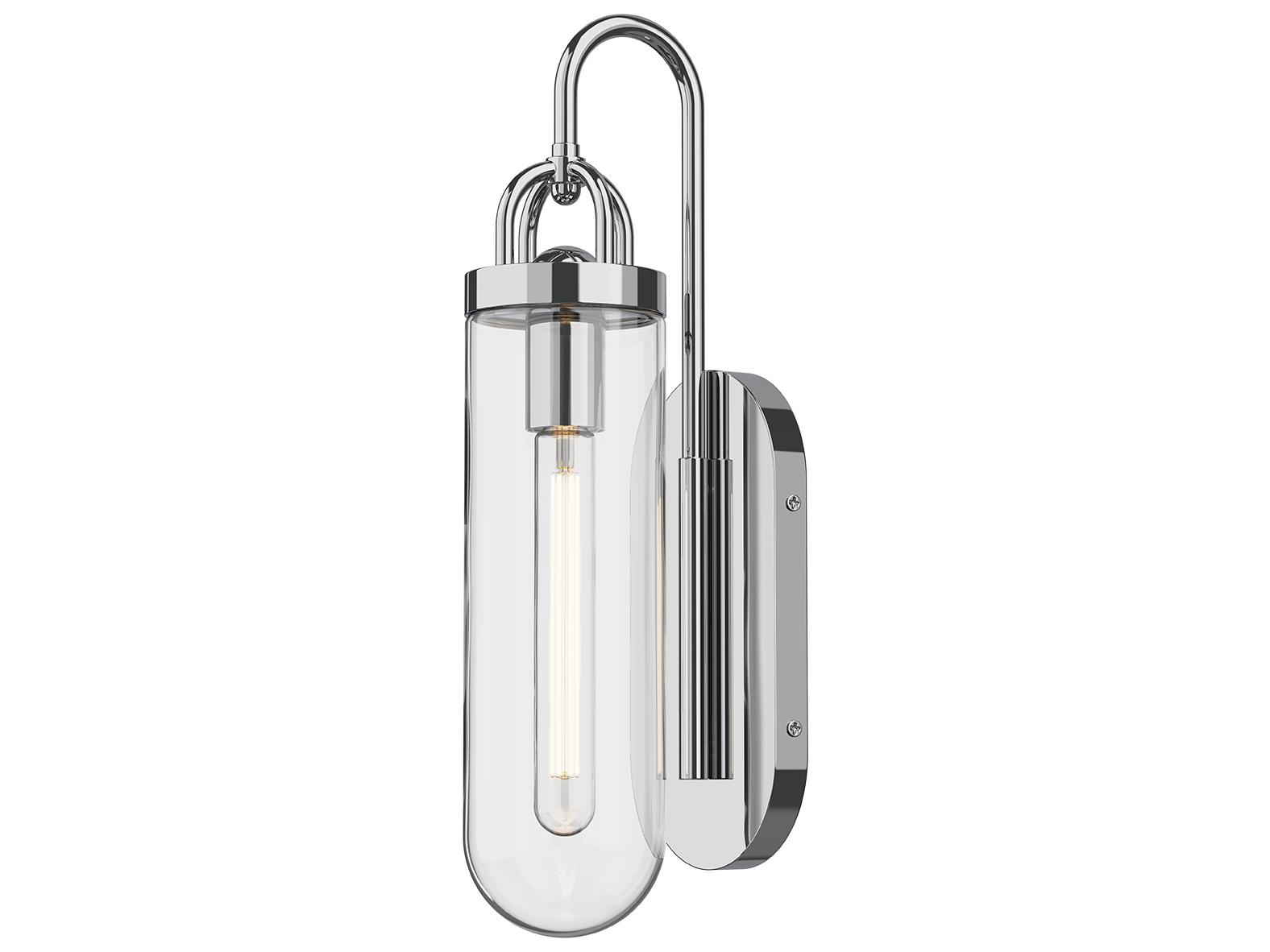 Alora Mood Lancaster 1-Light Chrome Wall Sconce