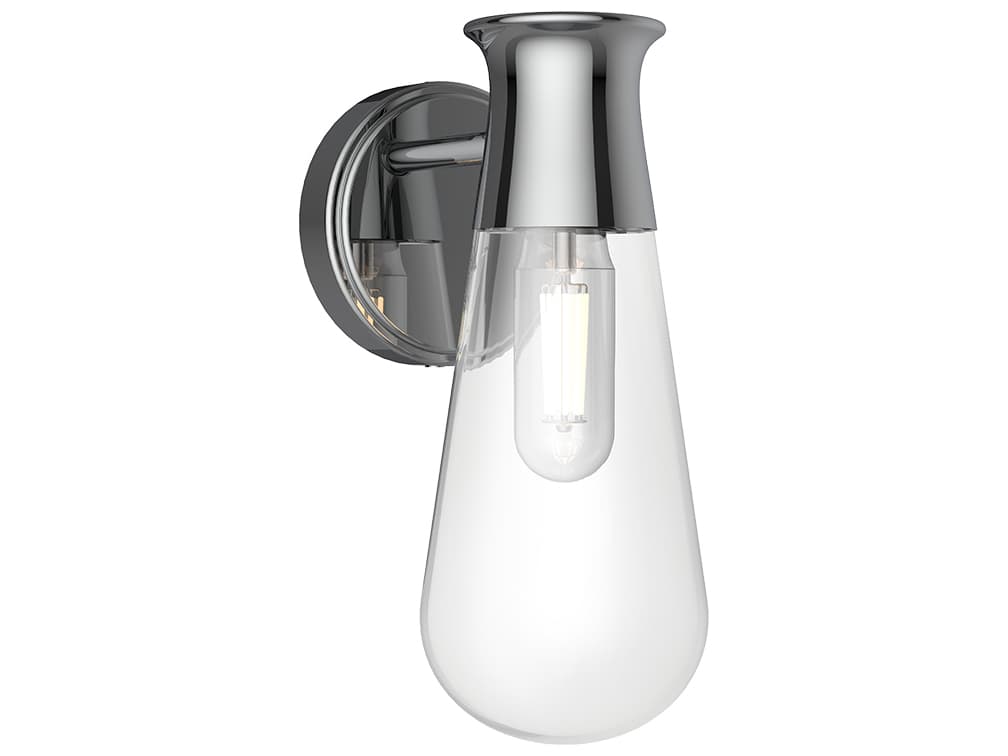 Alora Mood Marcel 1-Light Chrome Wall Sconce