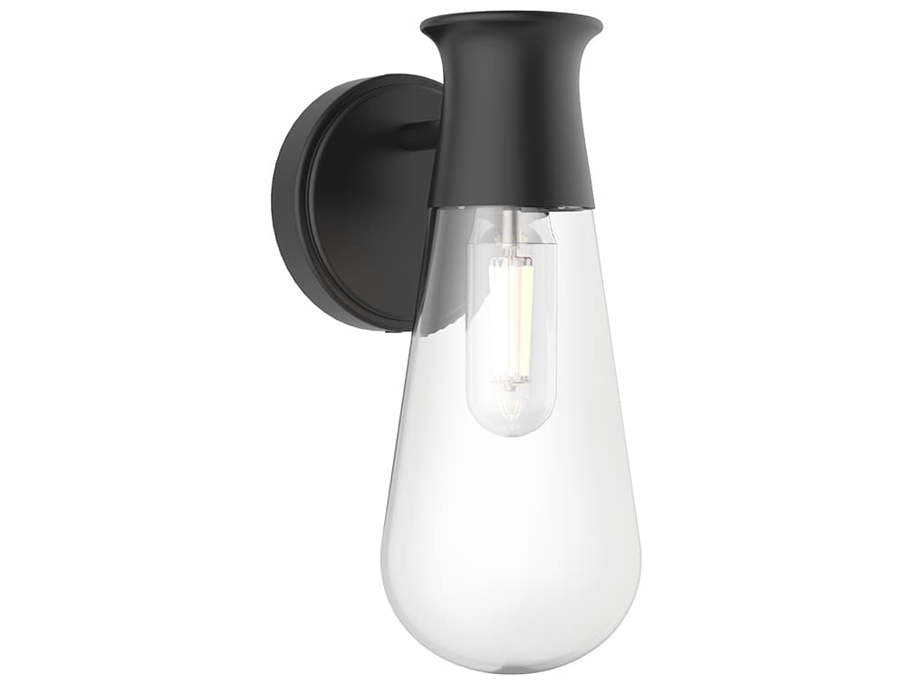 Alora Mood Marcel 1-Light Matte Black Wall Sconce