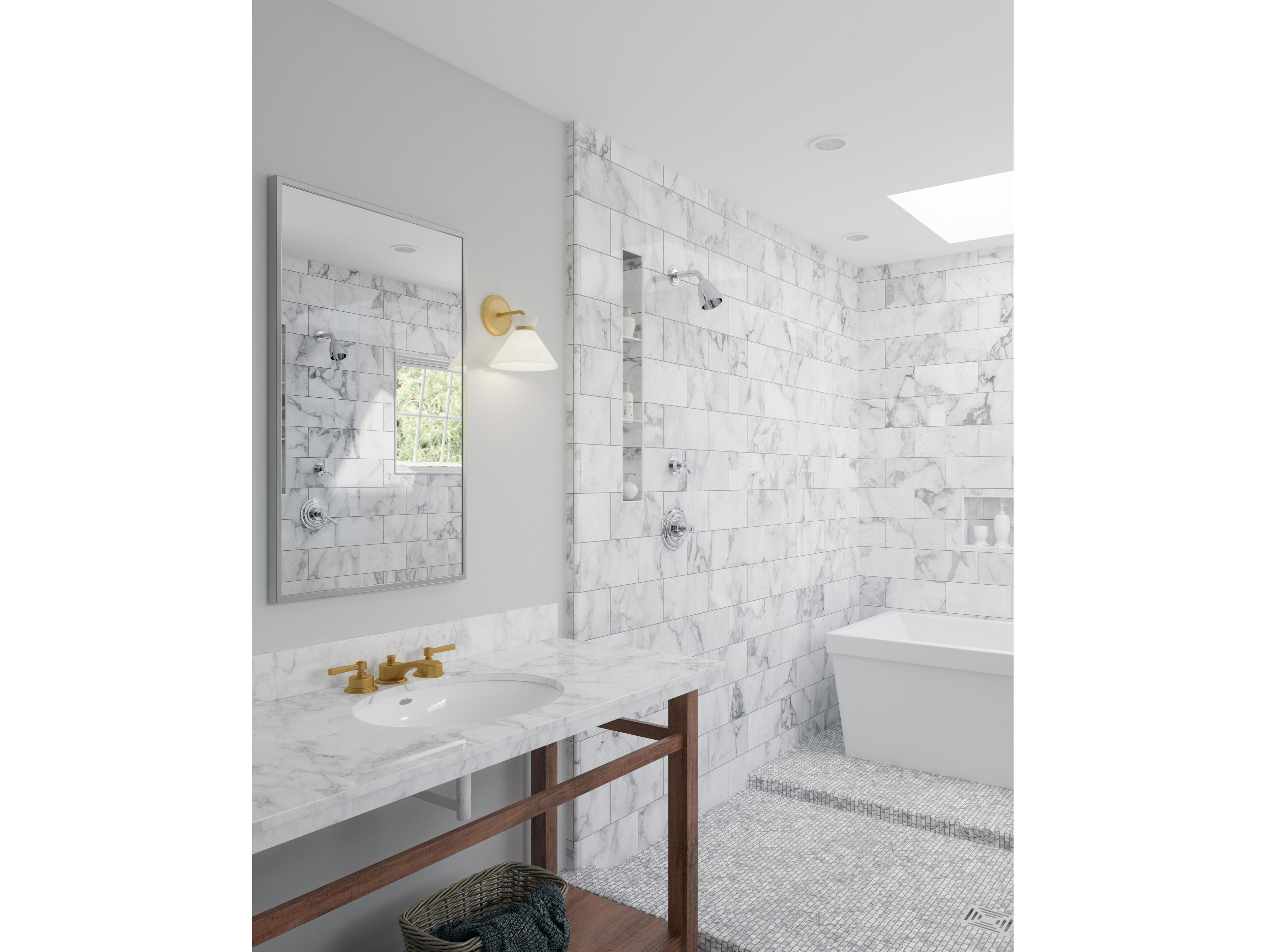 Alora Mood Halston 1-Light Brushed Gold Wall Sconce