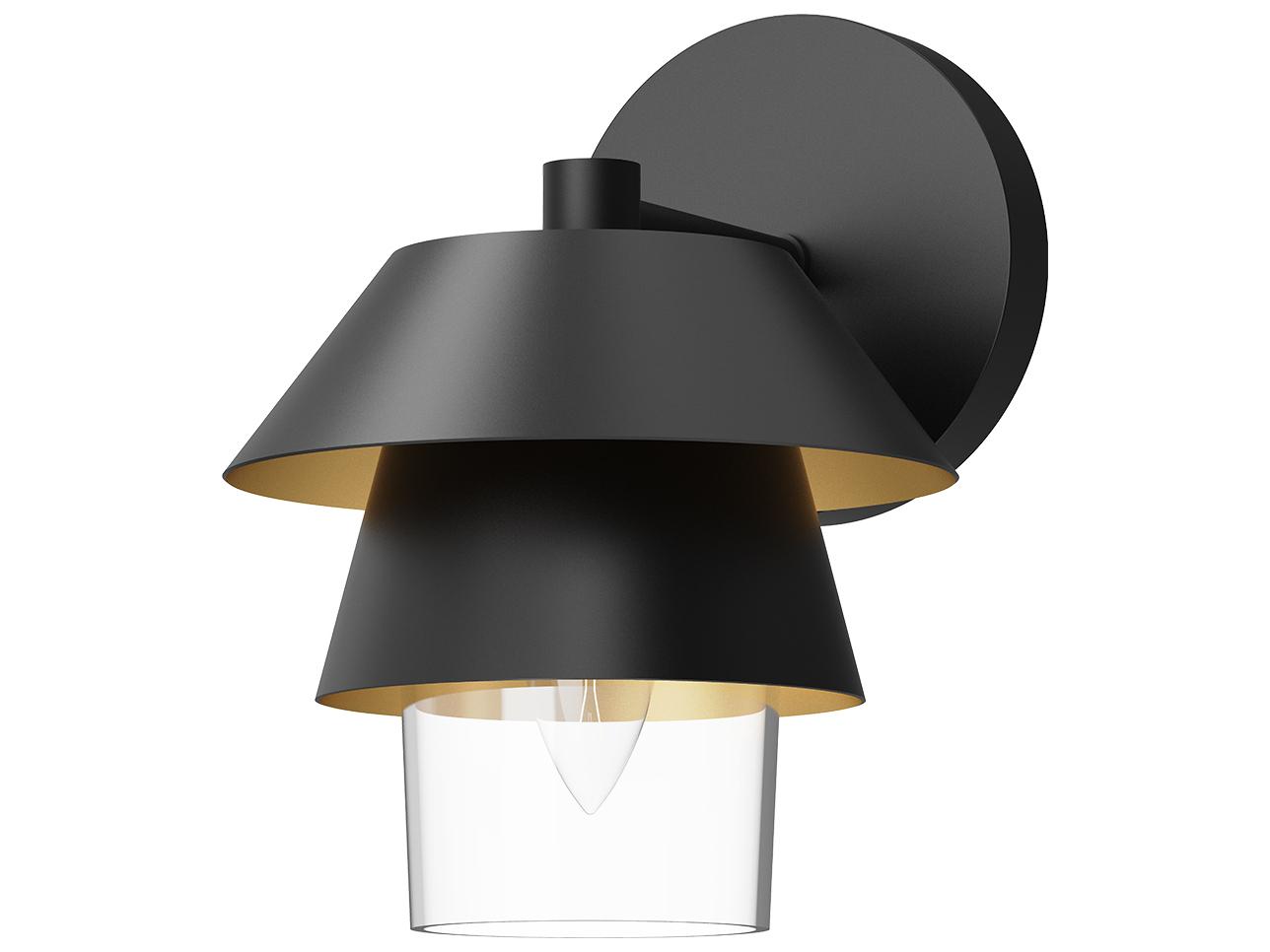 Alora Mood Tetsu 1-Light Matte Black Wall Sconce
