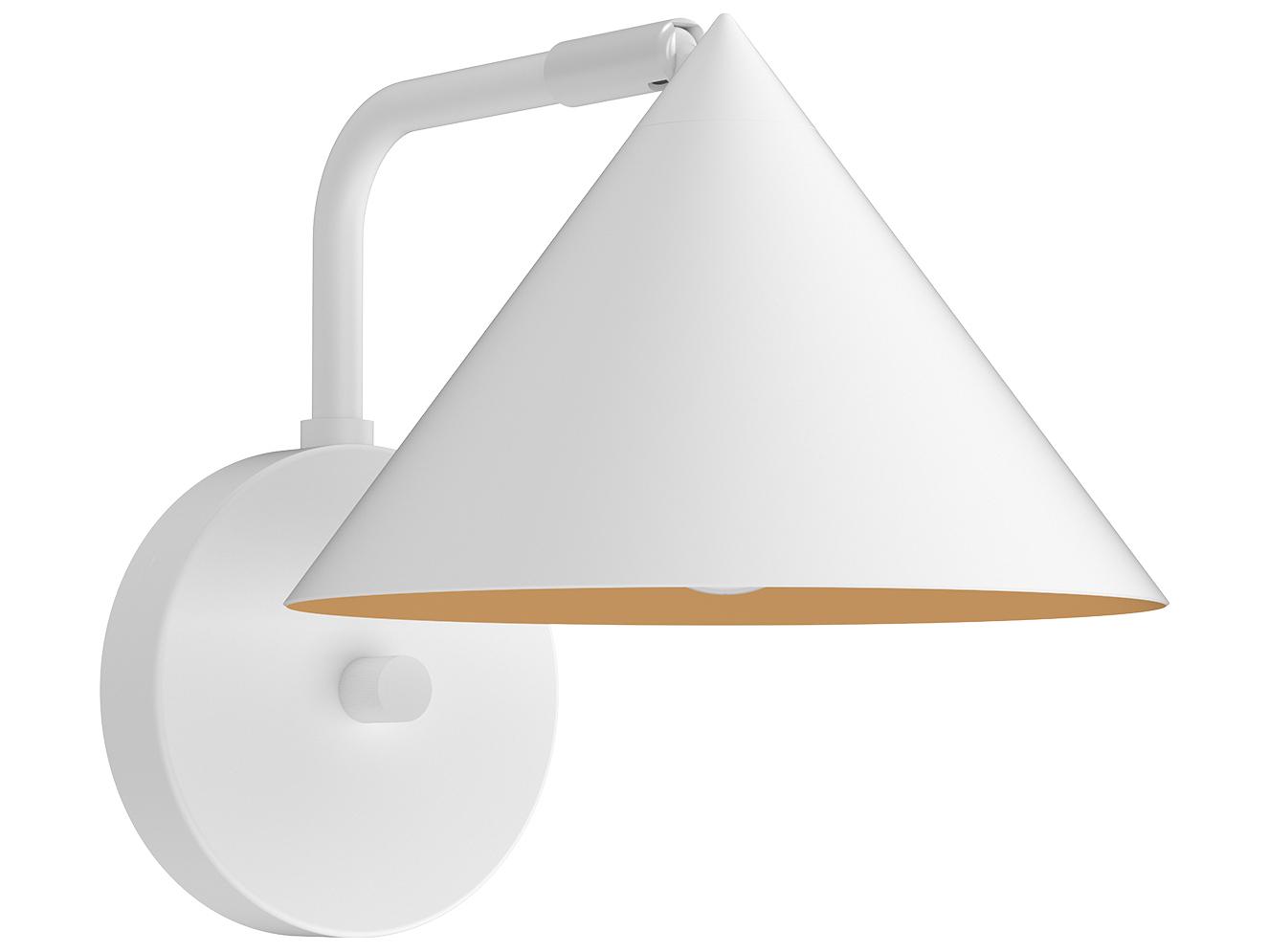 Alora Mood Remy 1-Light White Wall Sconce