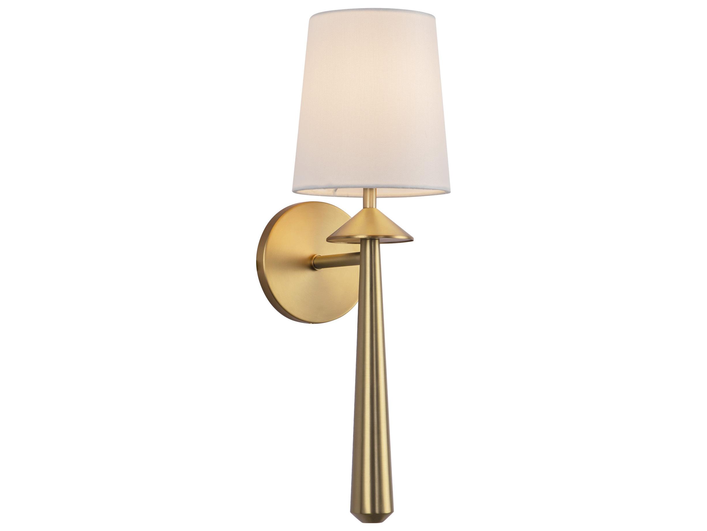 Alora Mood Bridgette 1-Light Brushed Gold Wall Sconce