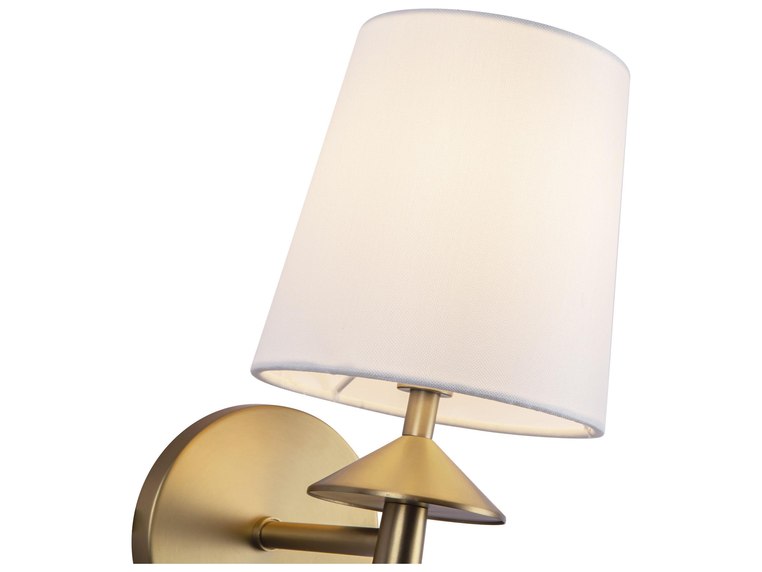 Alora Mood Bridgette 1-Light Brushed Gold Wall Sconce