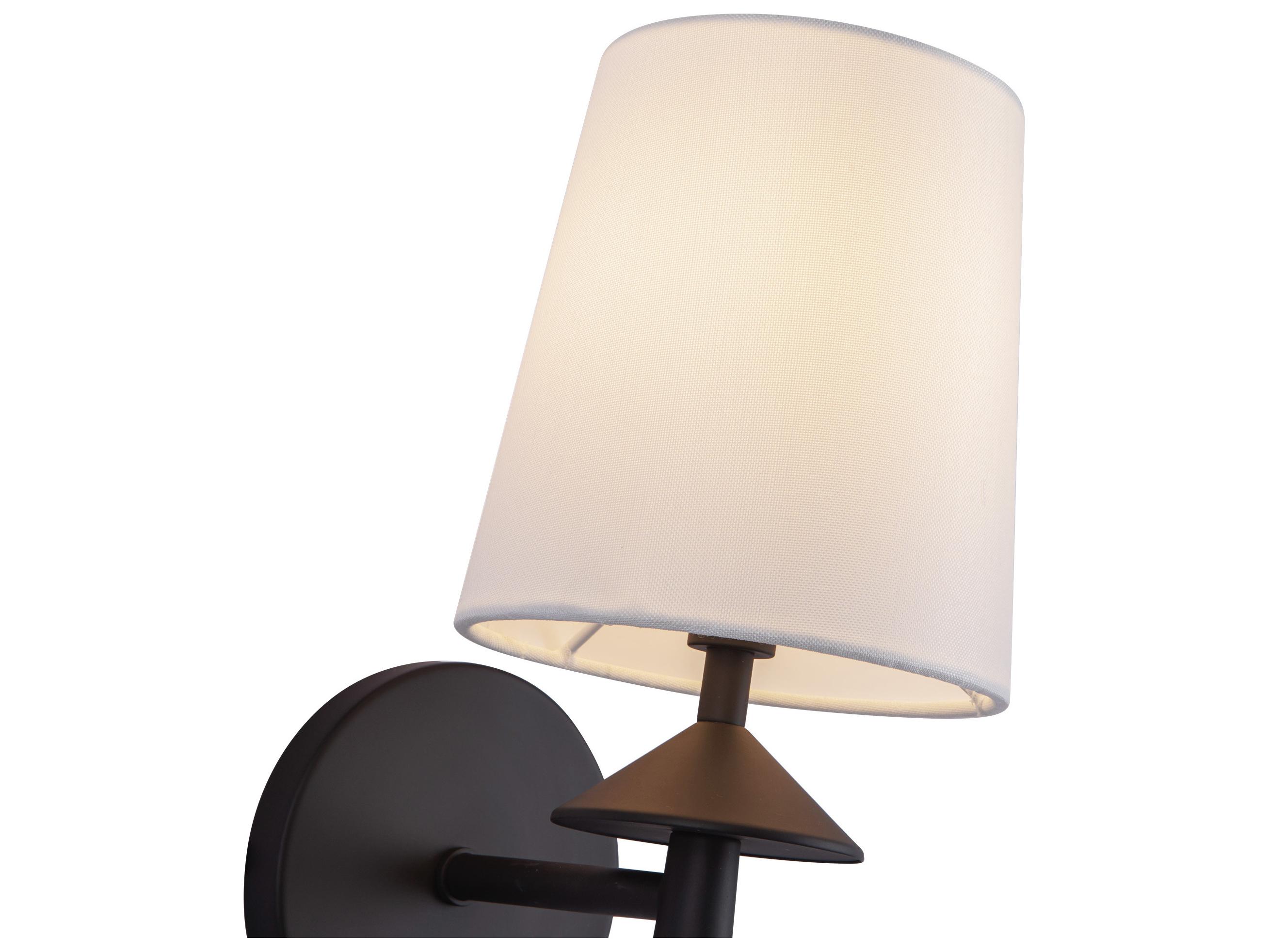 Alora Mood Bridgette 1-Light Matte Black Wall Sconce