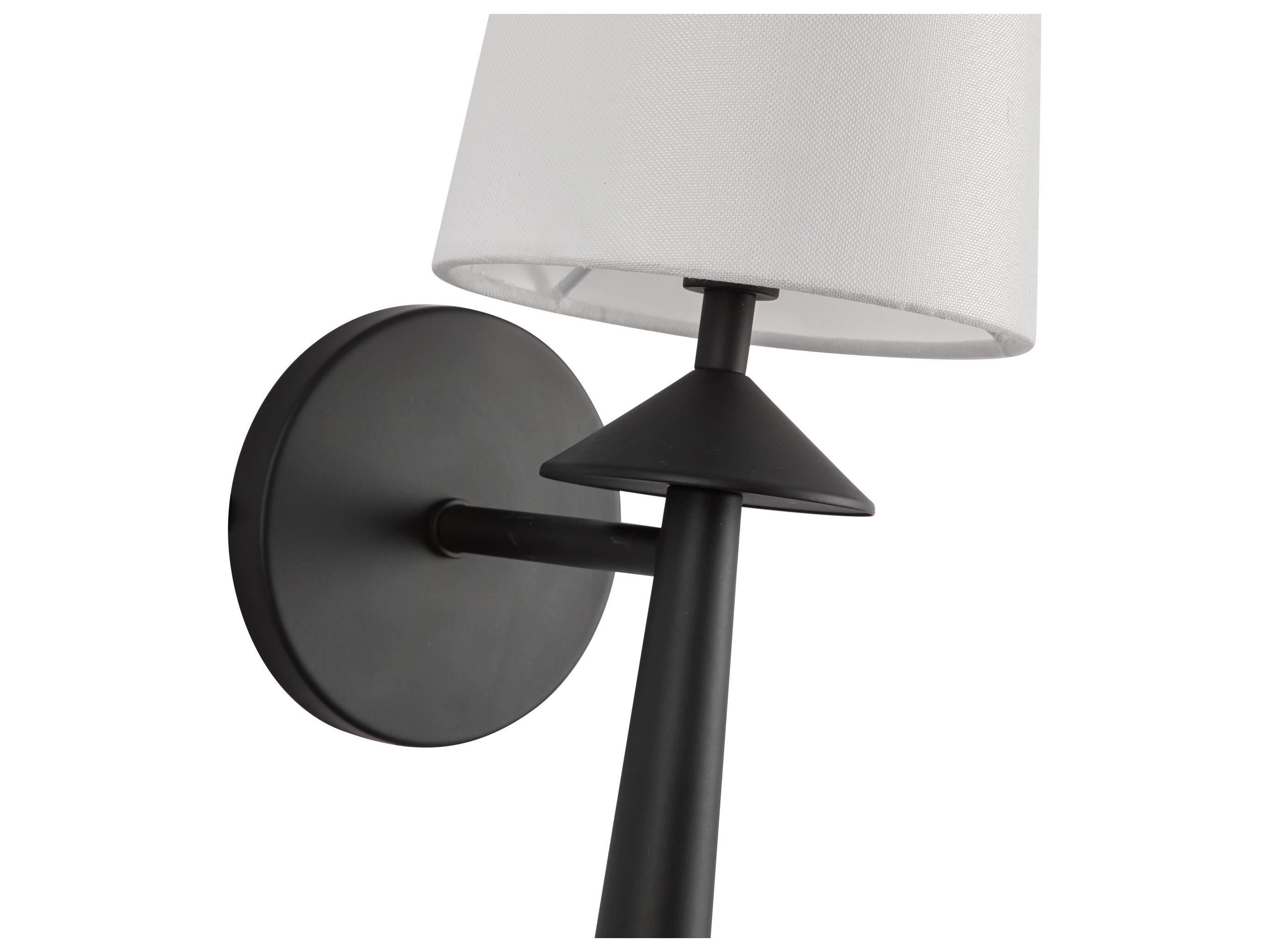 Alora Mood Bridgette 1-Light Matte Black Wall Sconce