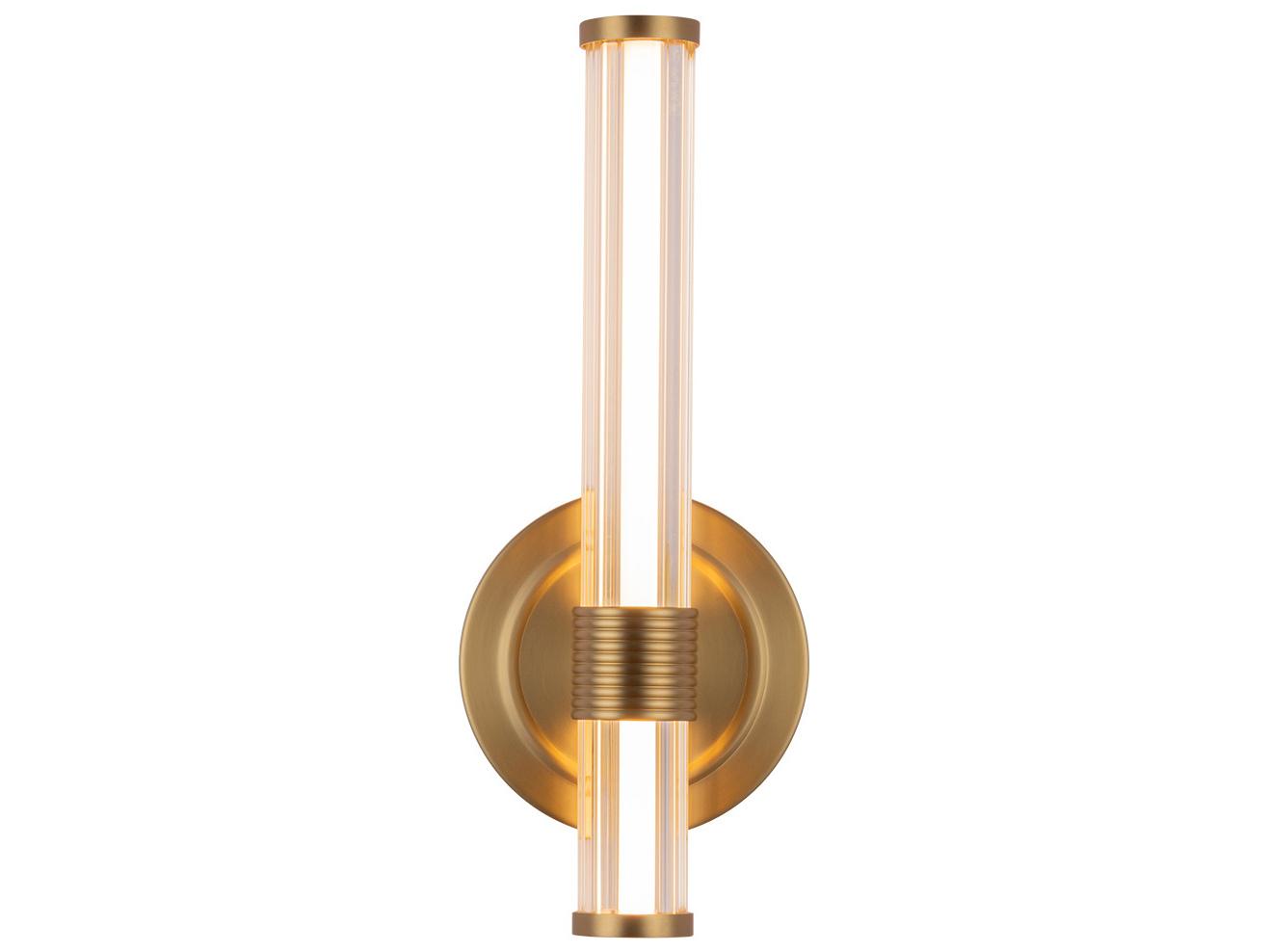 Alora Mood Elsie Brushed Gold Wall Sconce