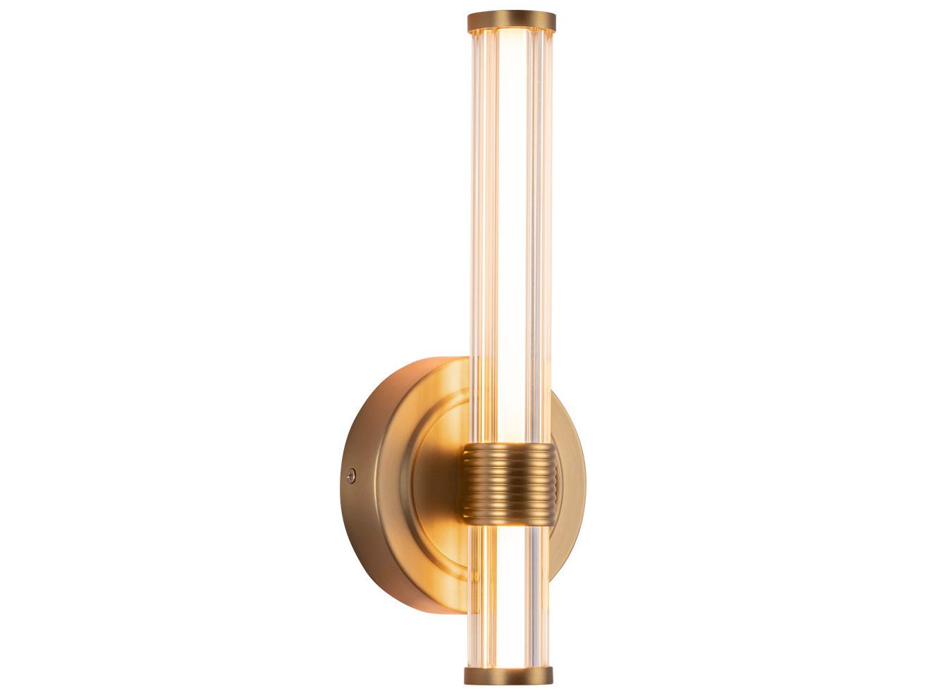 Alora Mood Elsie Brushed Gold Wall Sconce