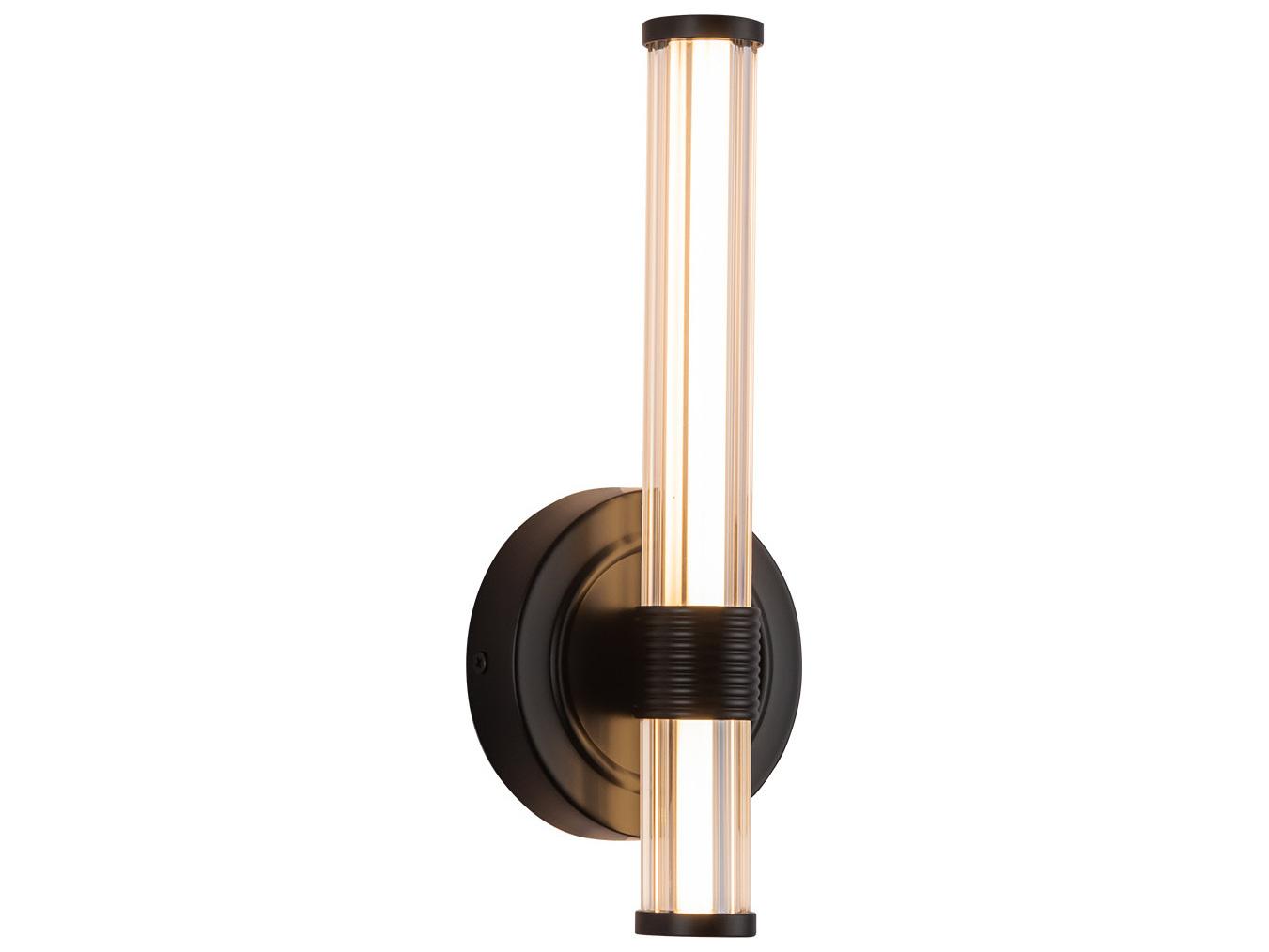Alora Mood Elsie Matte Black Wall Sconce