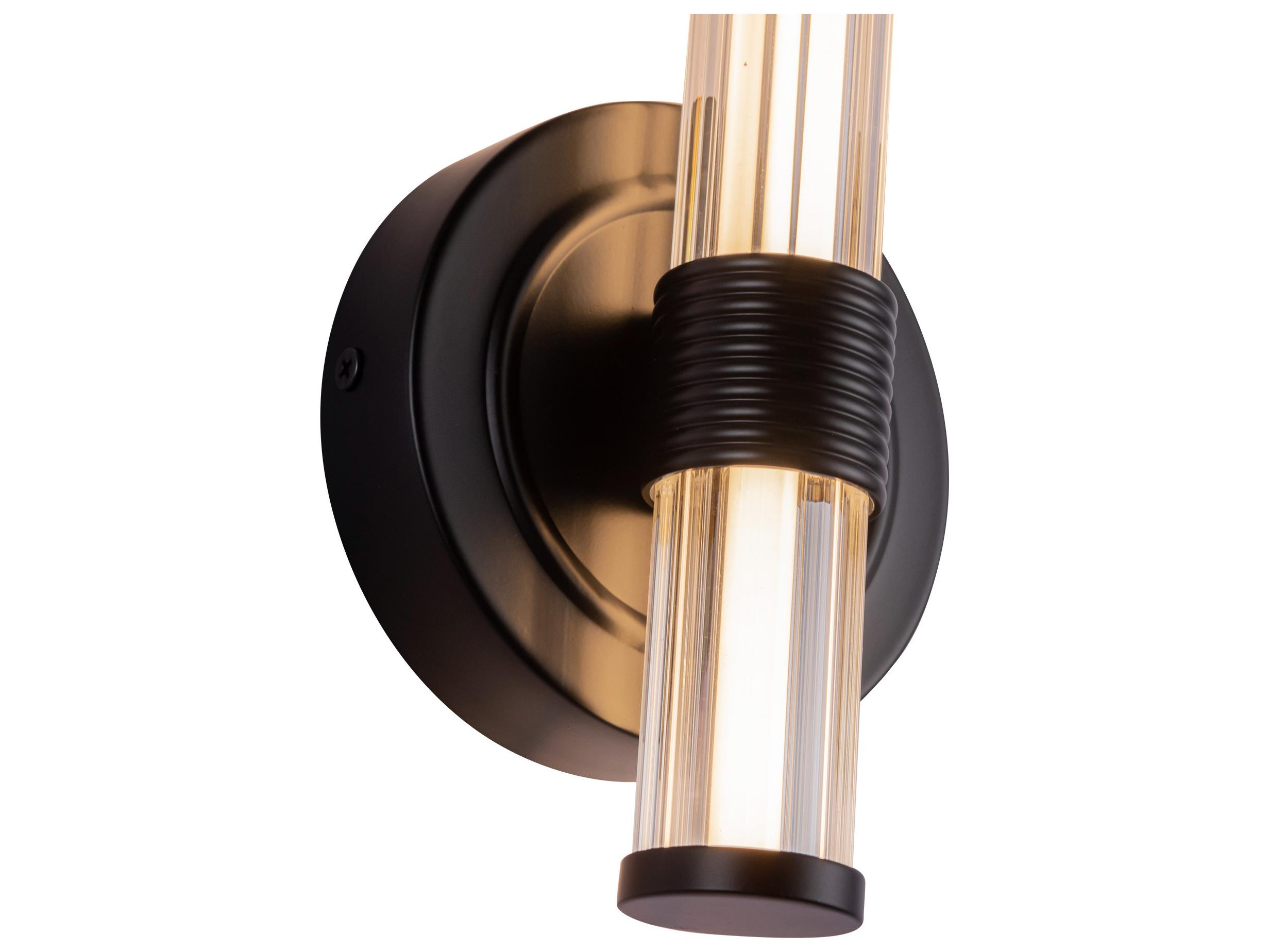 Alora Mood Elsie Matte Black Wall Sconce
