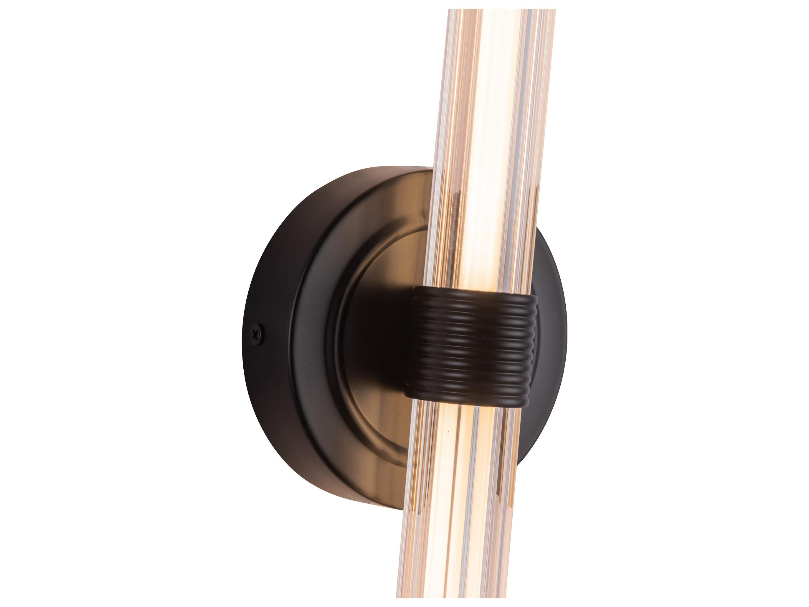 Alora Mood Elsie Matte Black Wall Sconce
