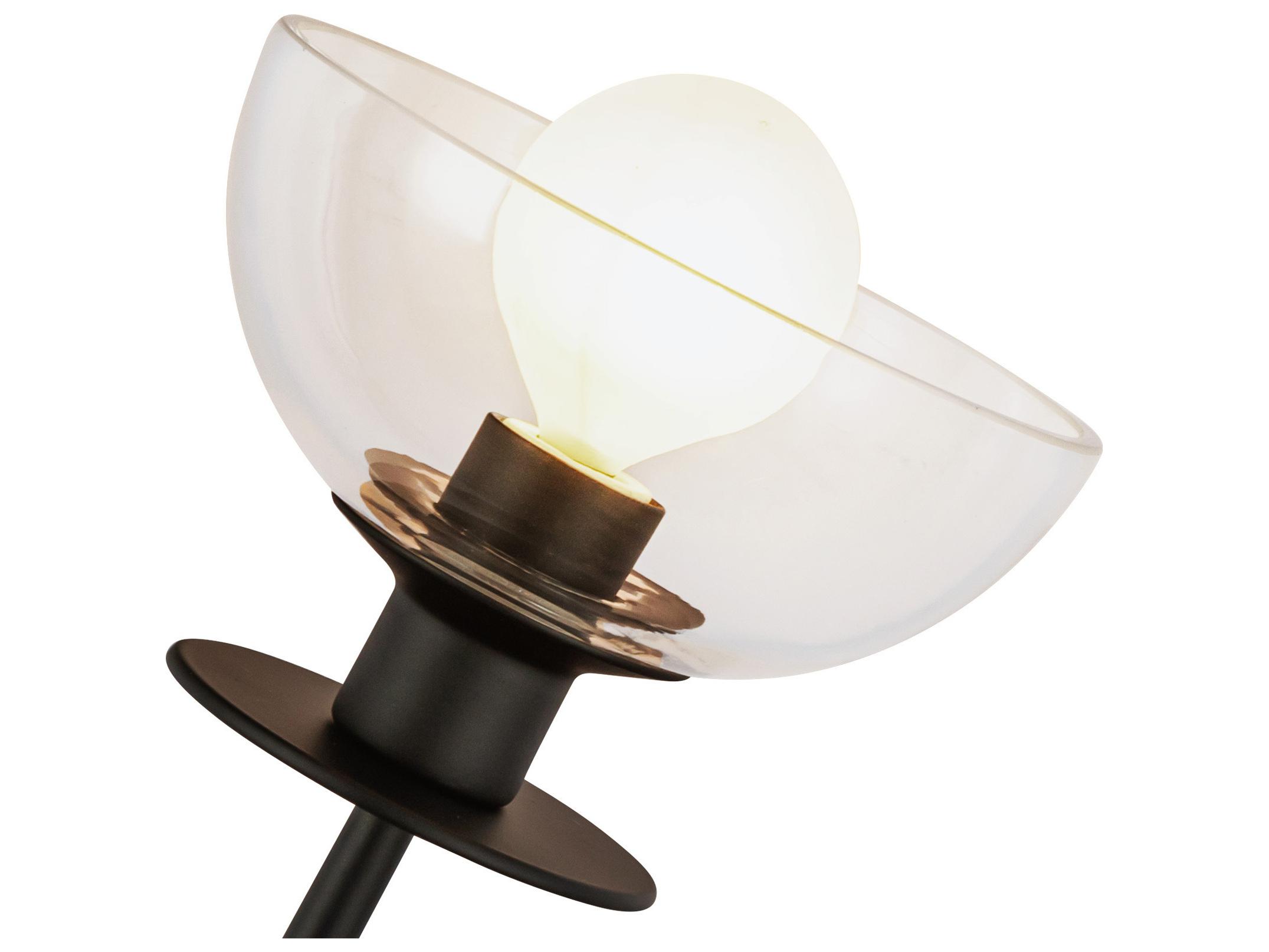 Alora Mood Sylvia 1-Light Matte Black Wall Sconce