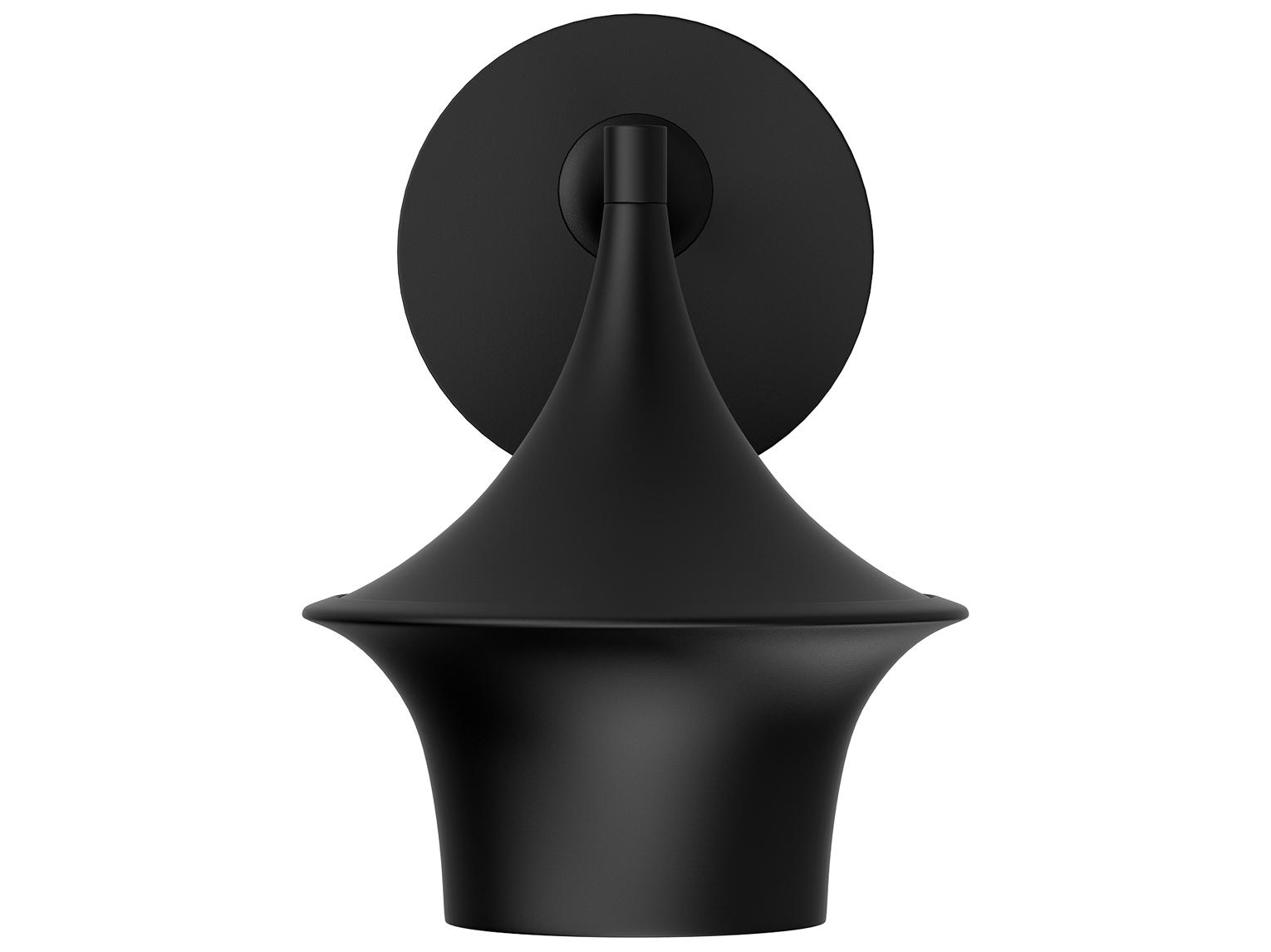 Alora Mood Emiko 1-Light Matte Black Wall Sconce
