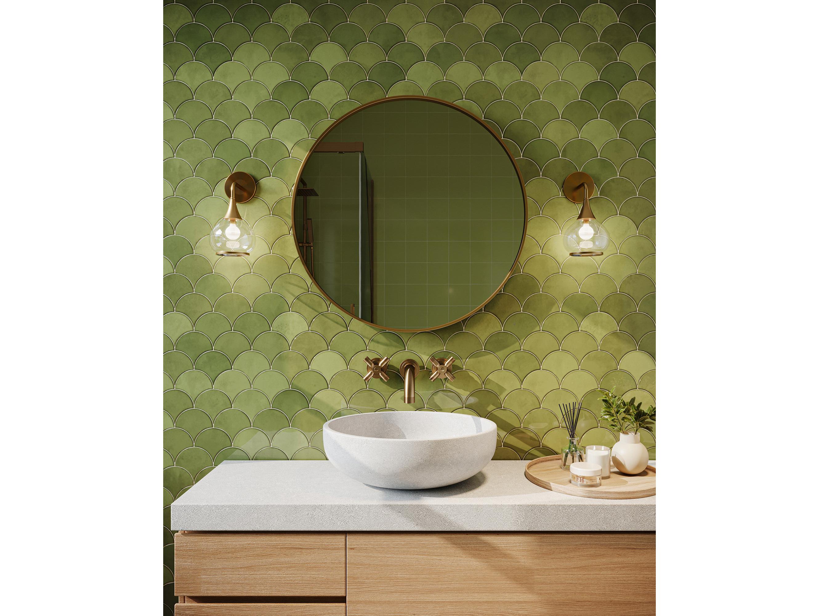 Alora Mood Hazel 1-Light Aged Gold Wall Sconce