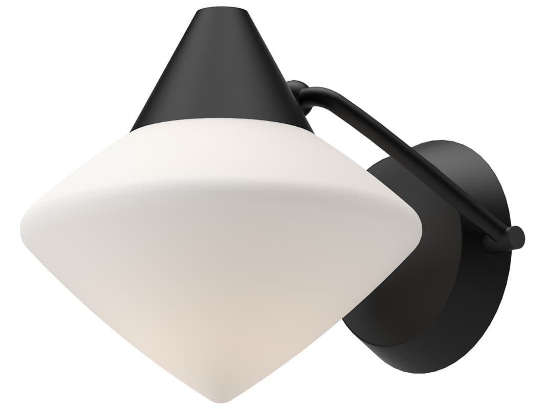 Alora Mood Nora 1-Light Matte Black Wall Sconce