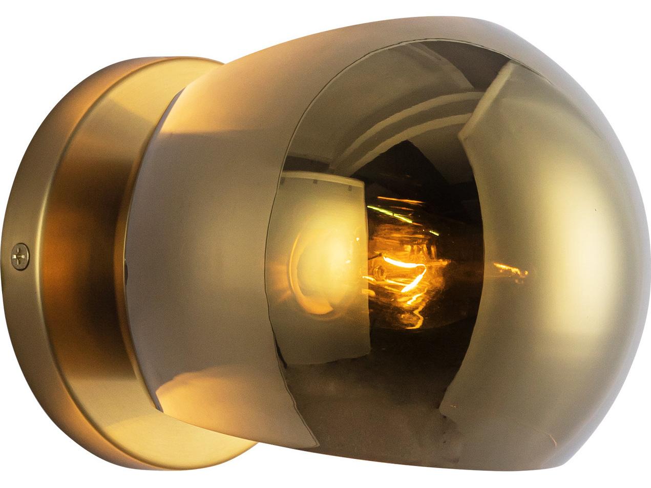 Alora Mood Willow 1-Light Brushed Gold Wall Sconce