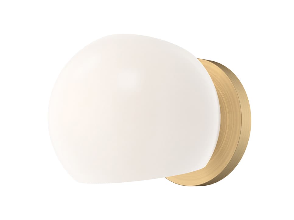 Alora Mood Willow 1-Light Brushed Gold Wall Sconce