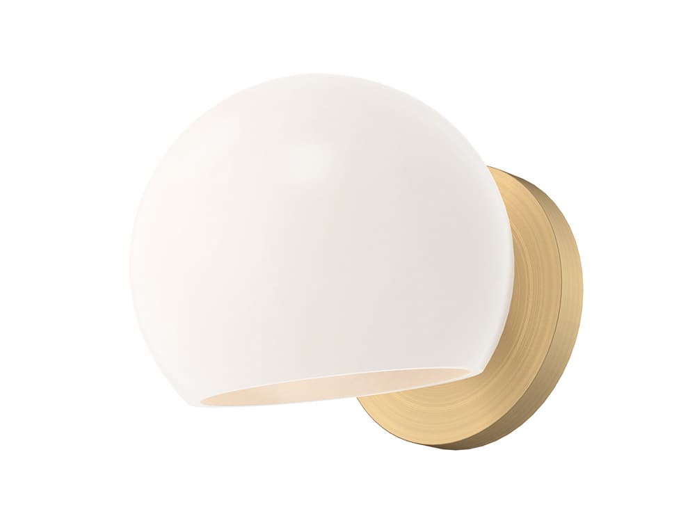 Alora Mood Willow 1-Light Brushed Gold Wall Sconce