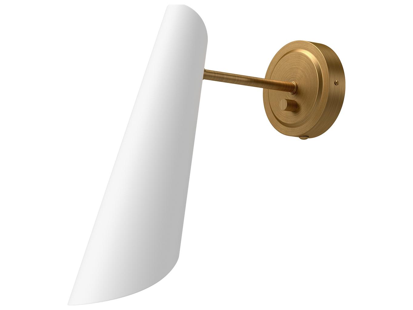 Alora Mood Gabriel 1-Light Aged Gold Wall Sconce