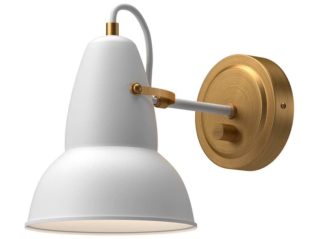 Alora Mood Felix 1-Light Aged Gold Wall Sconce