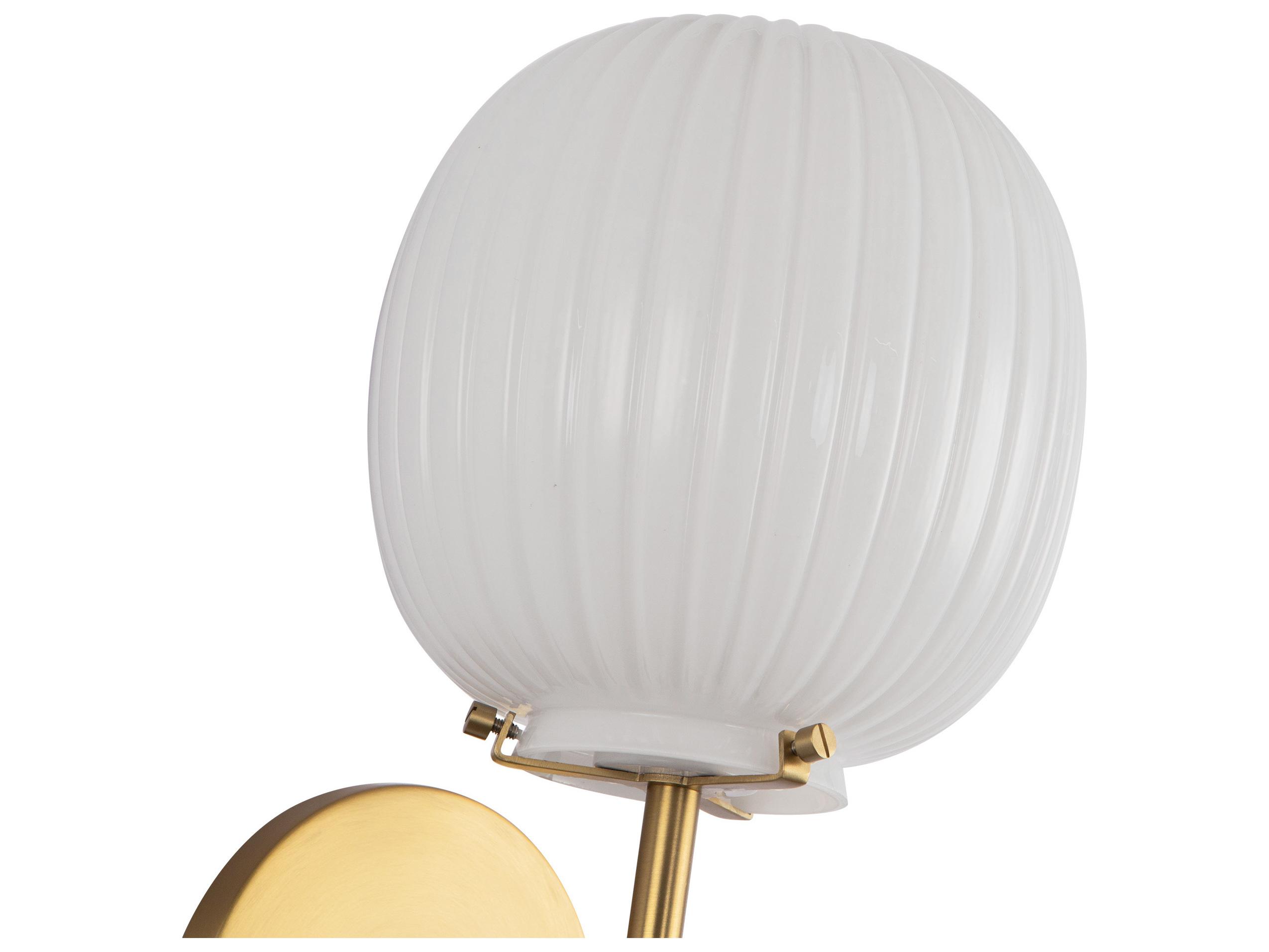 Alora Mood Cherise 1-Light Brushed Gold Wall Sconce