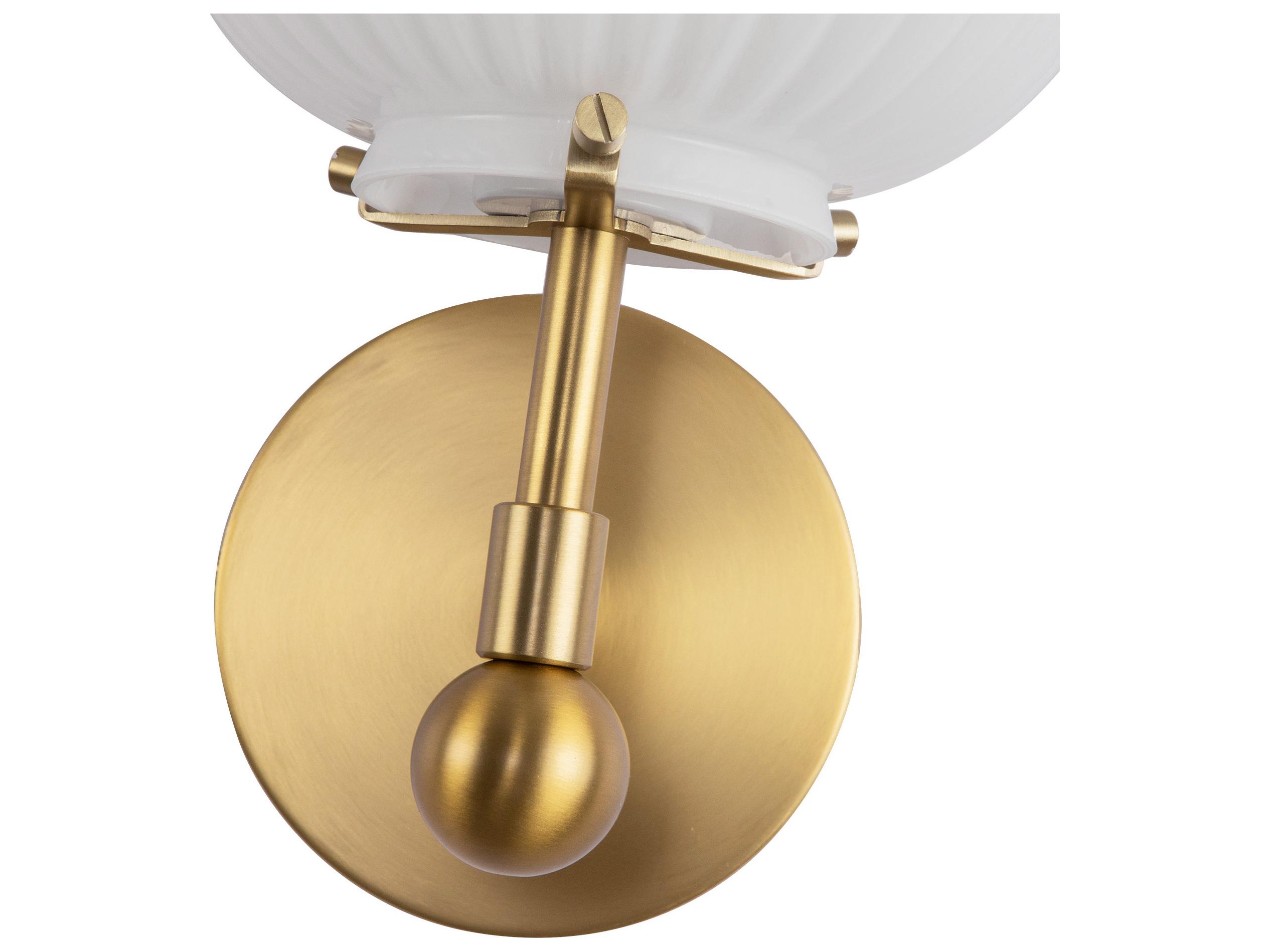 Alora Mood Cherise 1-Light Brushed Gold Wall Sconce