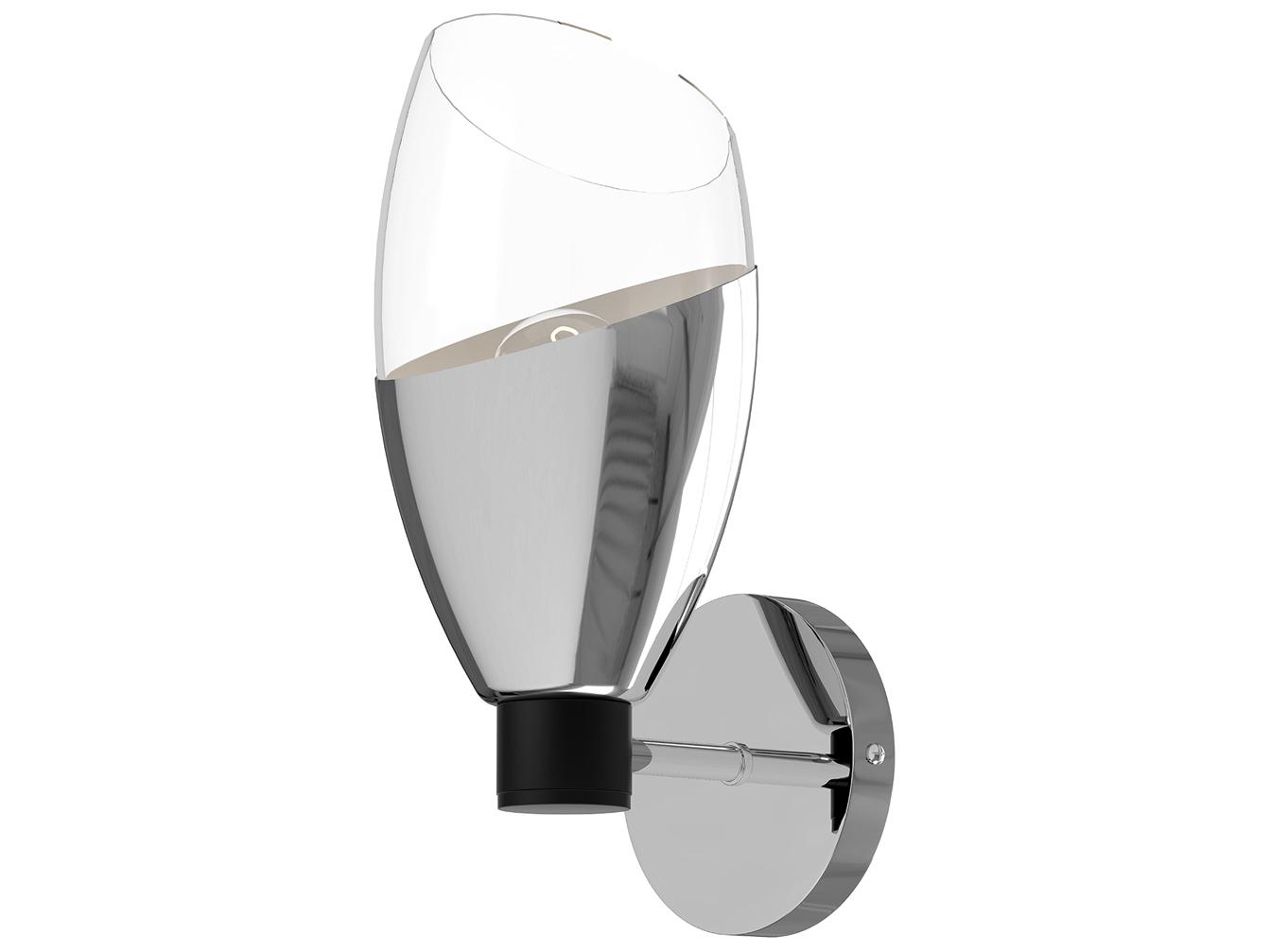 Alora Mood Capri 1-Light Chrome Wall Sconce