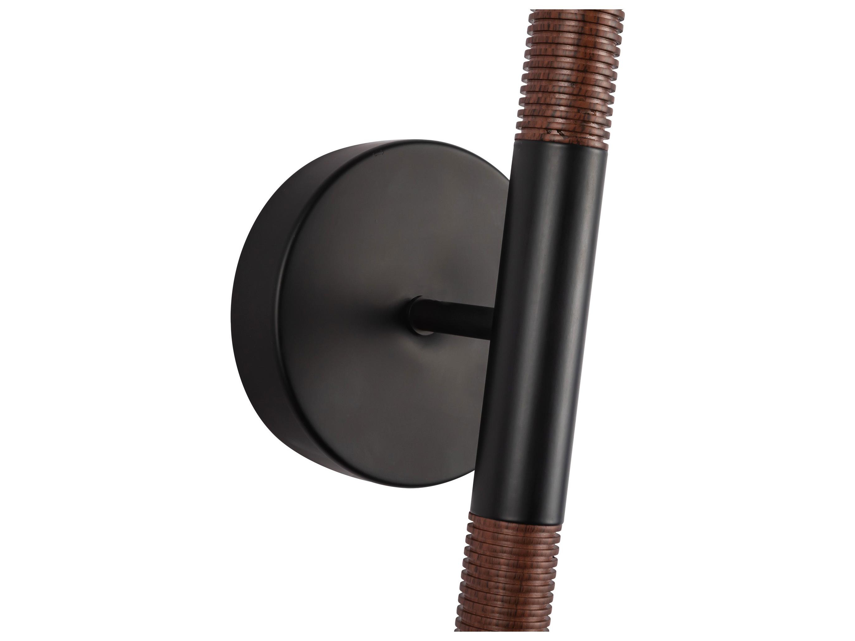 Alora Mood Arden Matte Black Wall Sconce