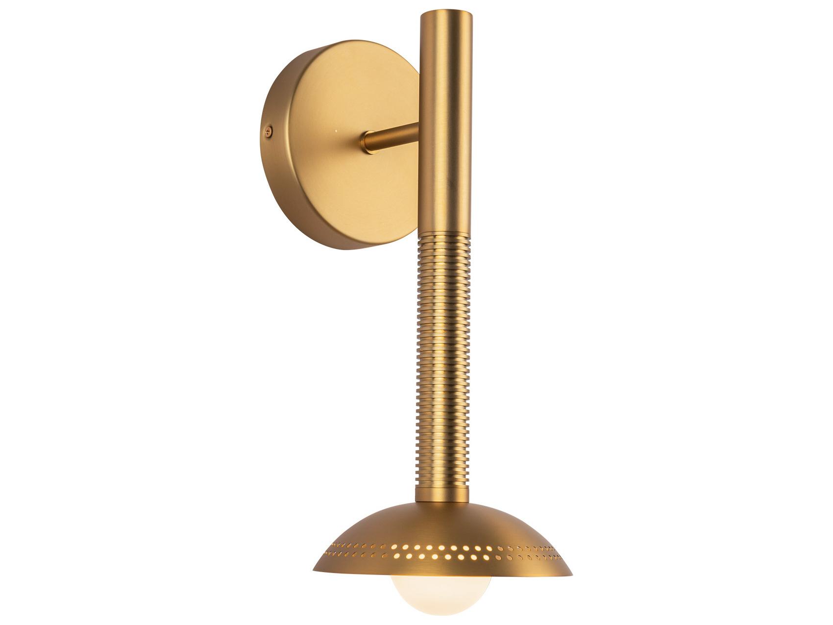Alora Mood Arden Brushed Gold Wall Sconce