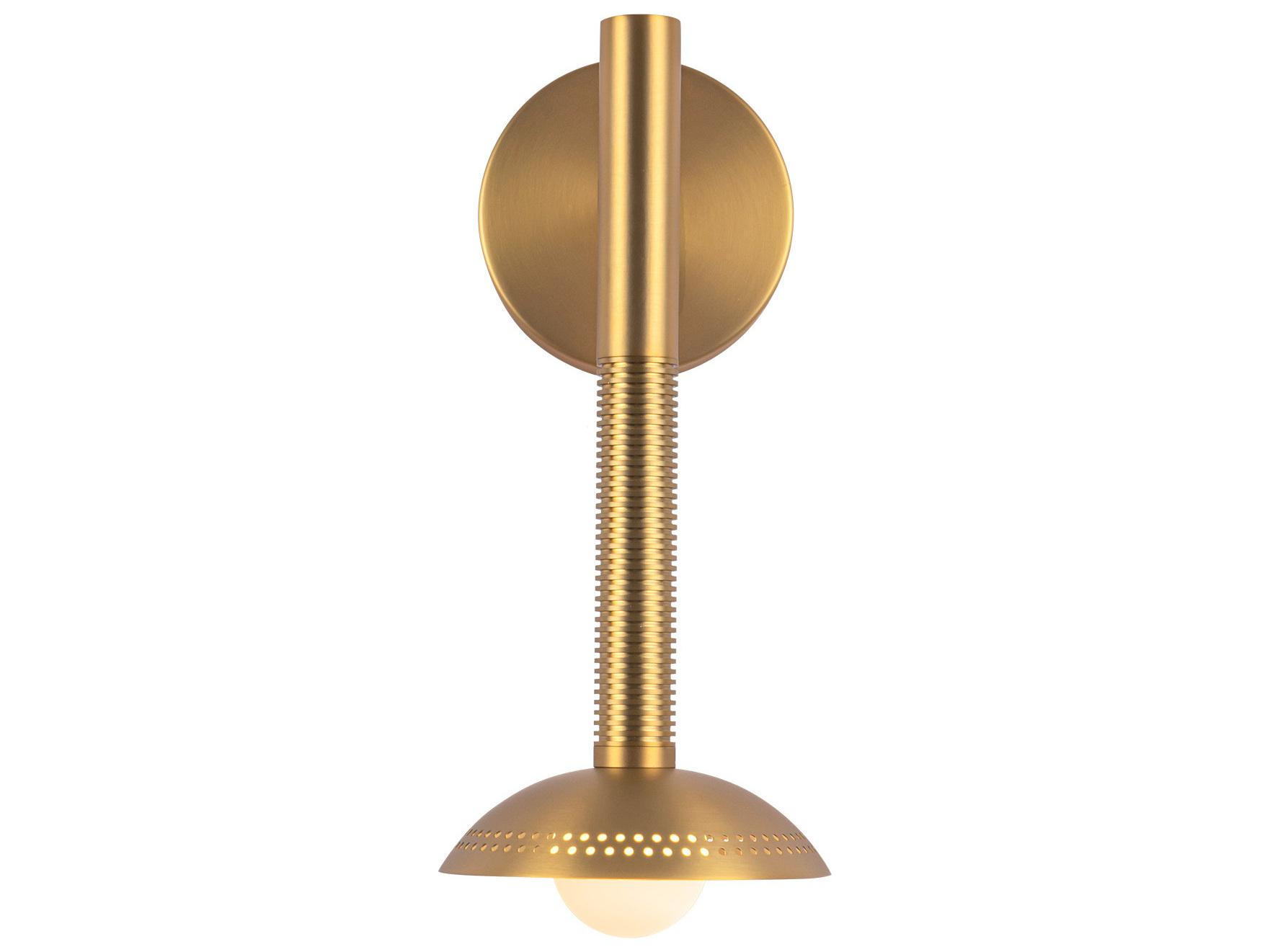Alora Mood Arden Brushed Gold Wall Sconce