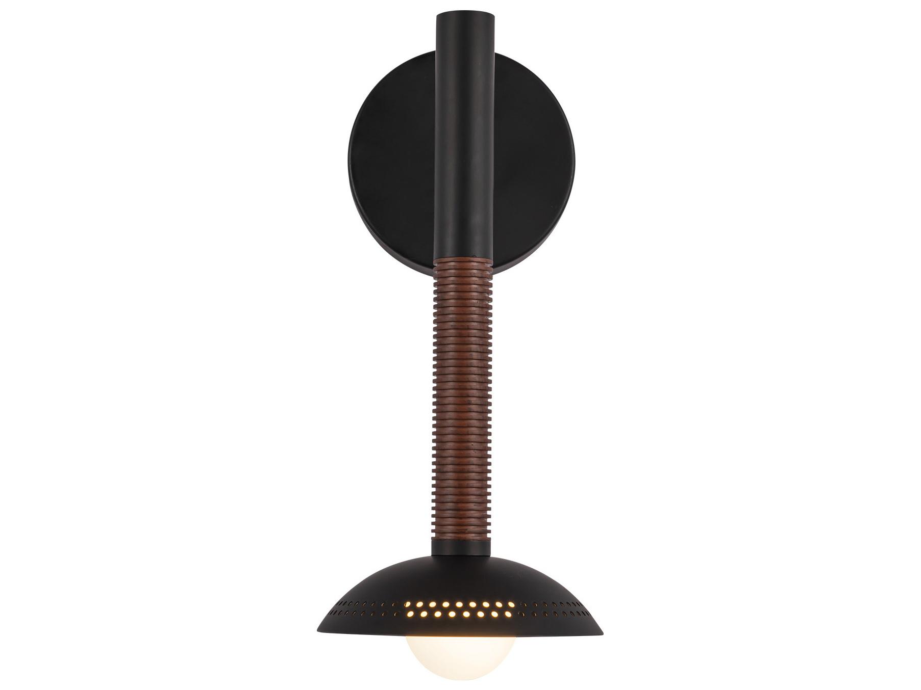 Alora Mood Arden Matte Black Wall Sconce