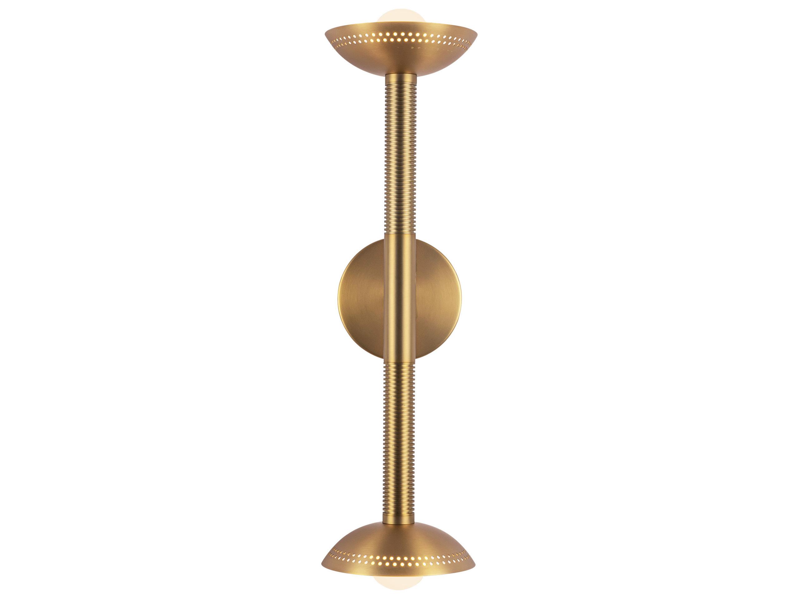 Alora Mood Arden Brushed Gold Wall Sconce