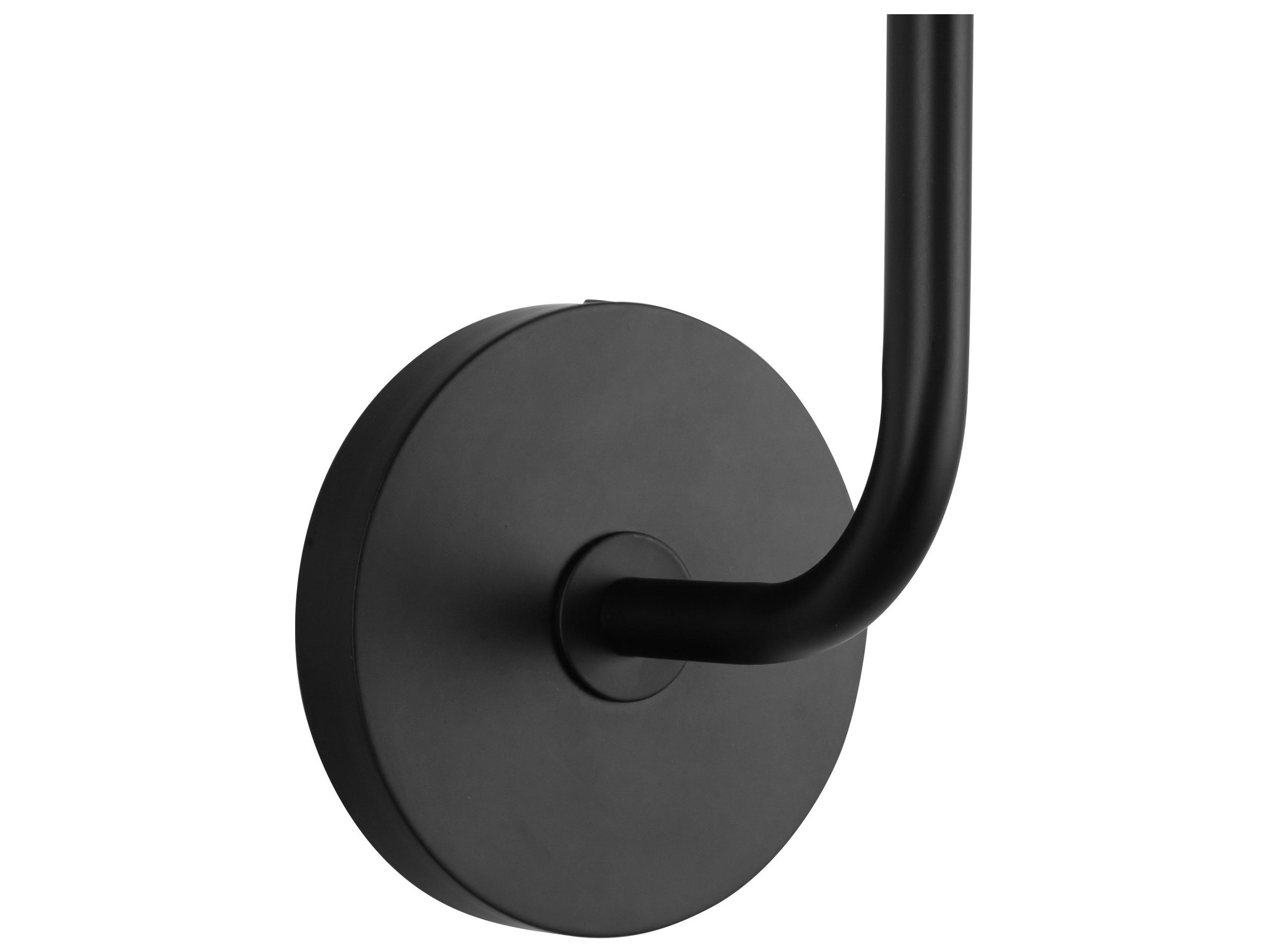 Alora Mood Plisse 1-Light Matte Black Wall Sconce