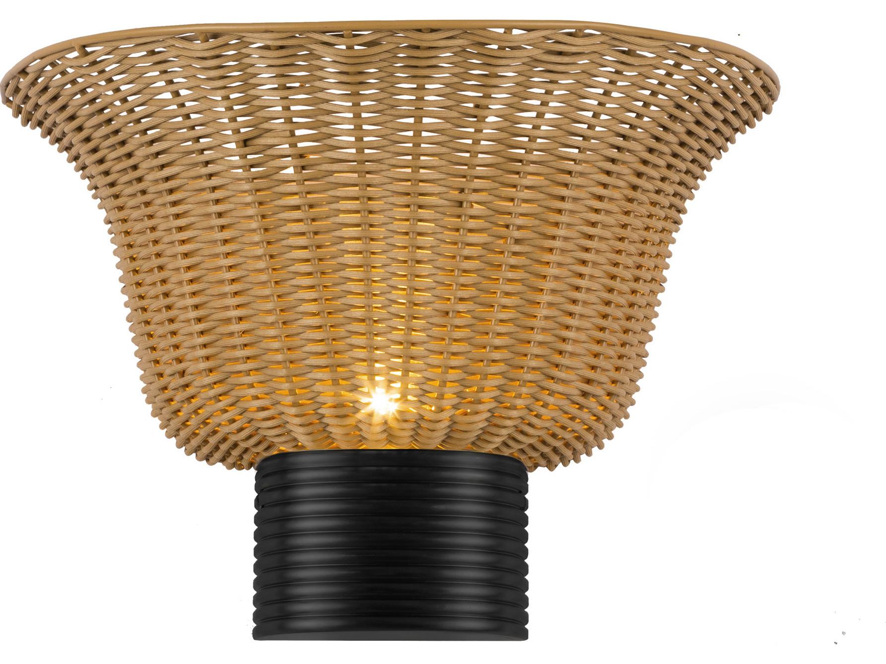 Alora Mood Rancho 1-Light Matte Black Wall Sconce