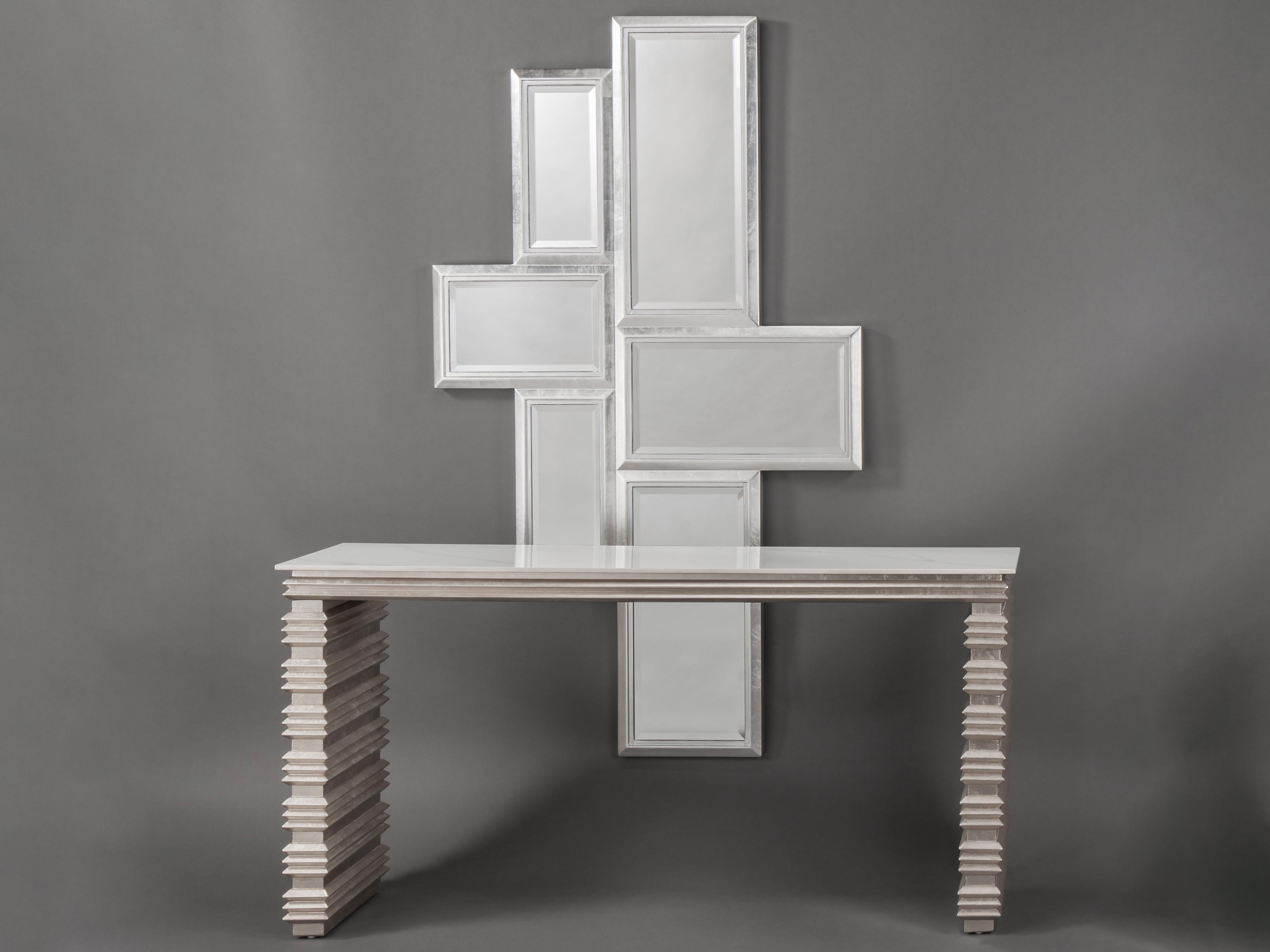 Artmax Silverleaf Rectangular Wall Mirror