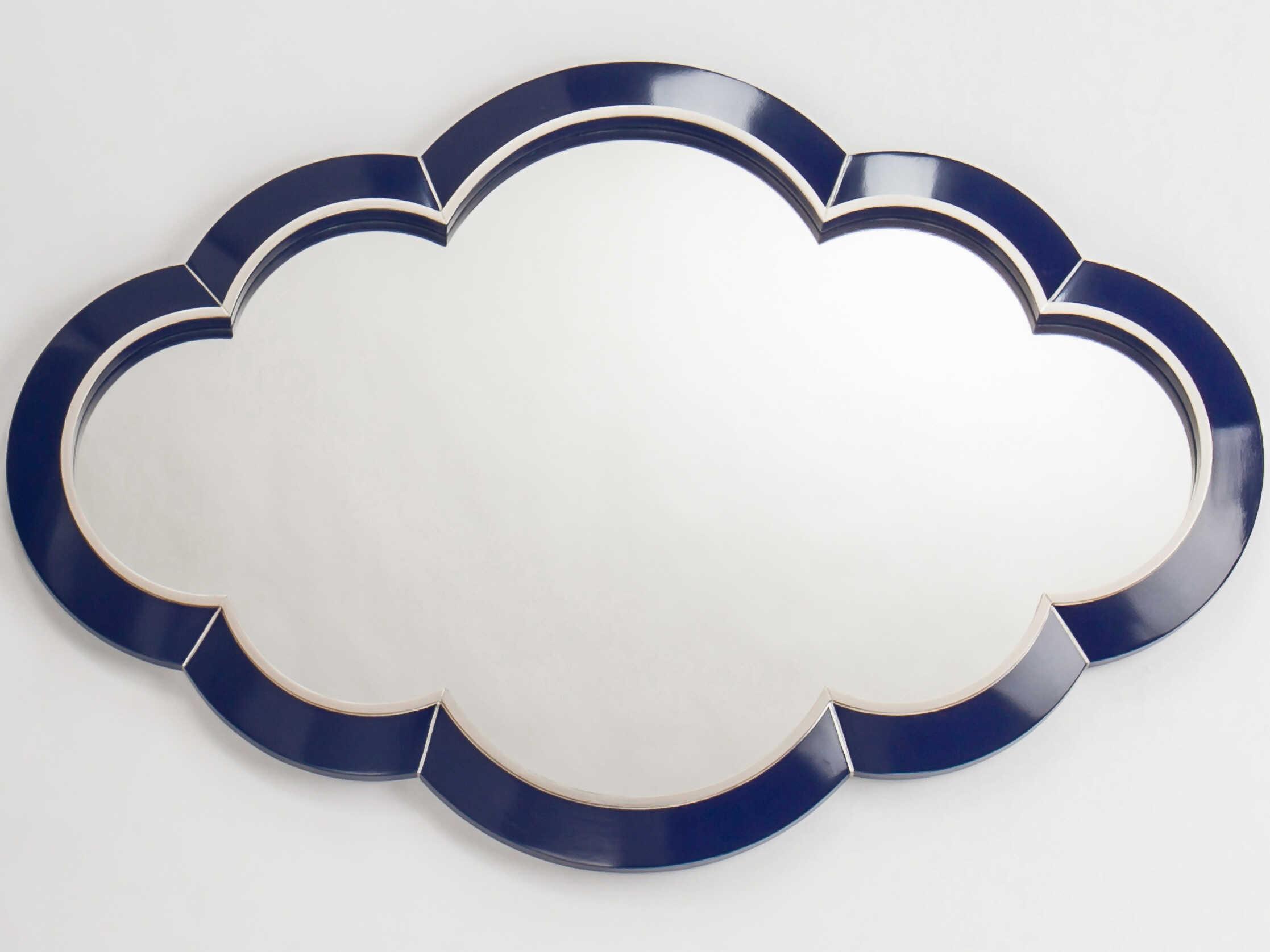 Artmax Semi-gloss Lapis Blue Wall Mirror