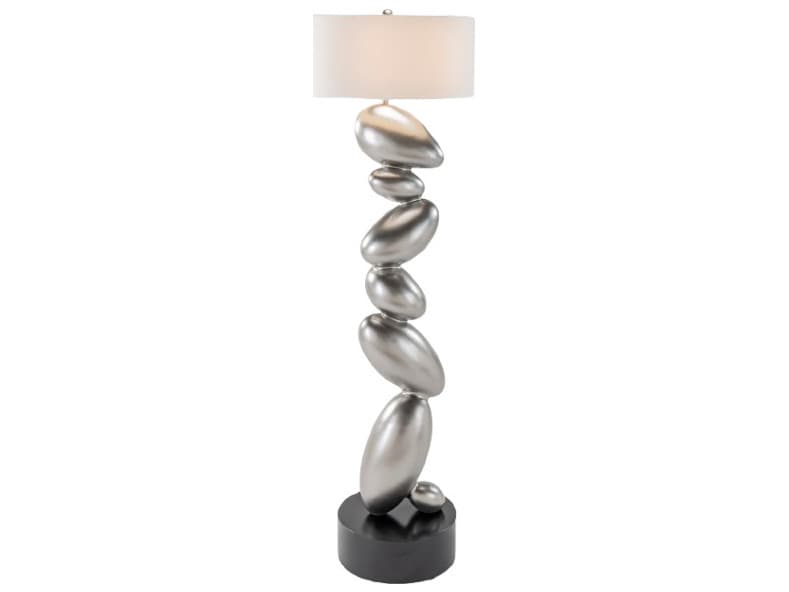 Artmax Black Silver Floor Lamp