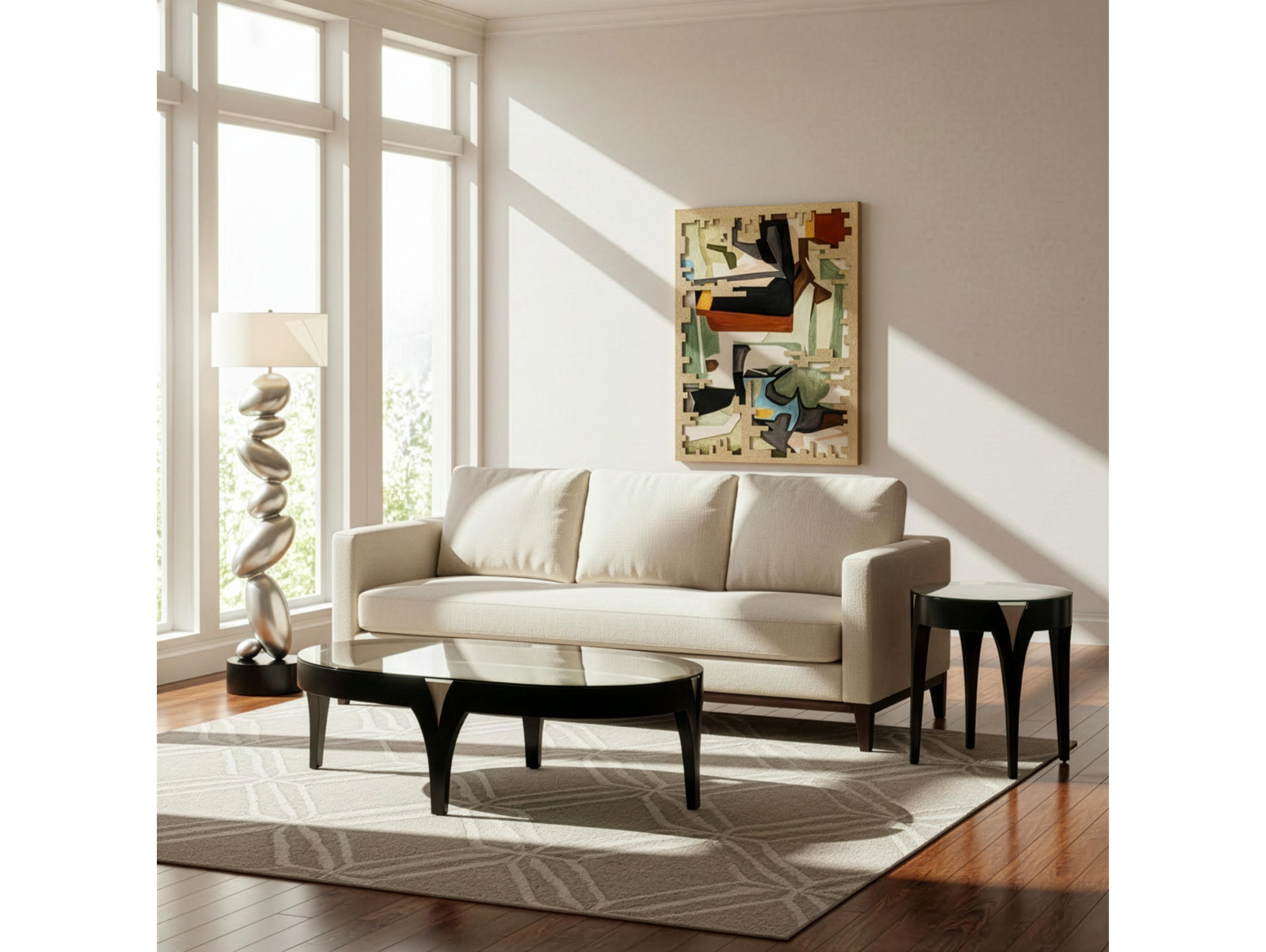 Artmax Black Silver Floor Lamp