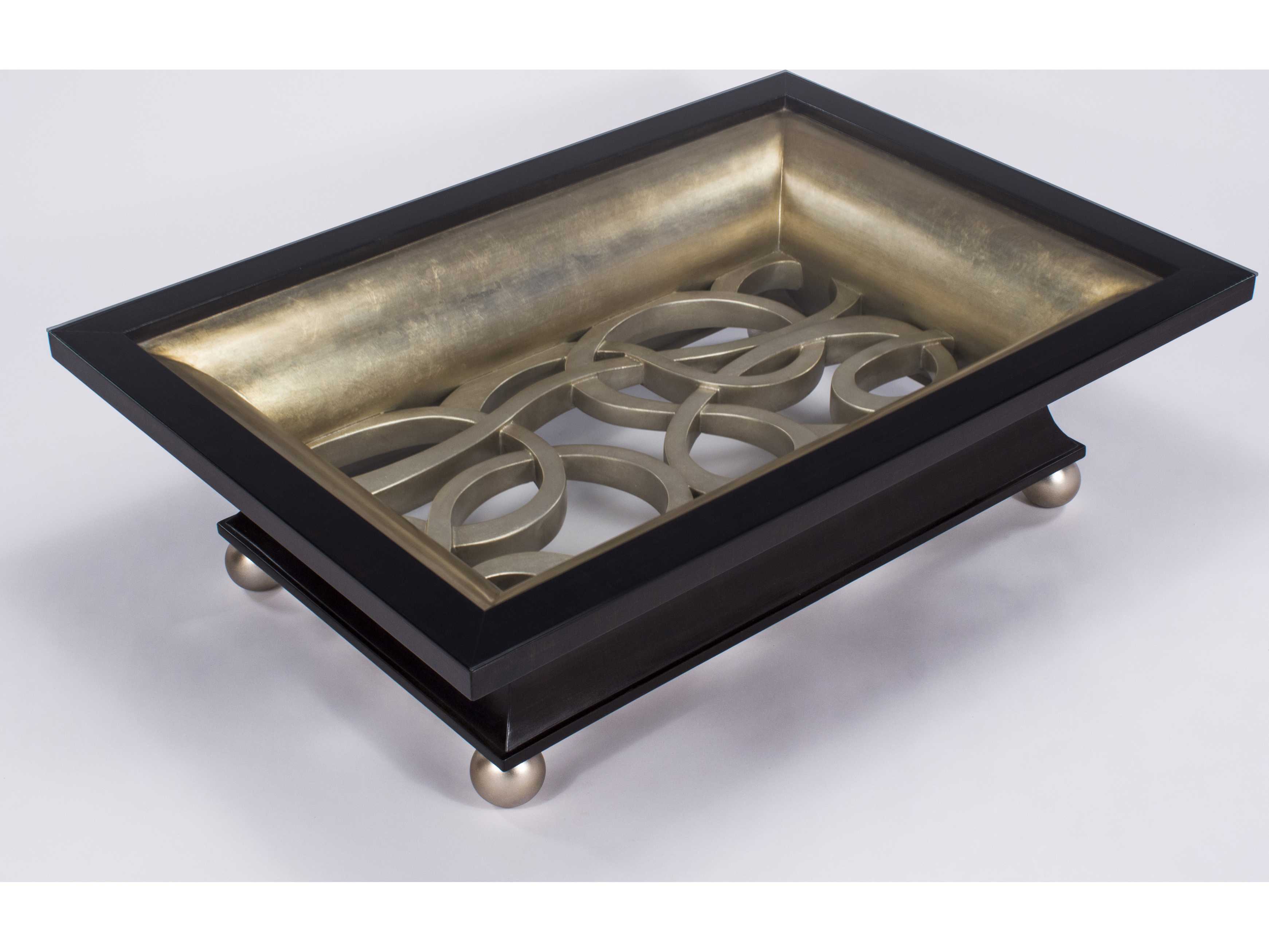 Artmax 36" Rectangular Glass Coffee Table